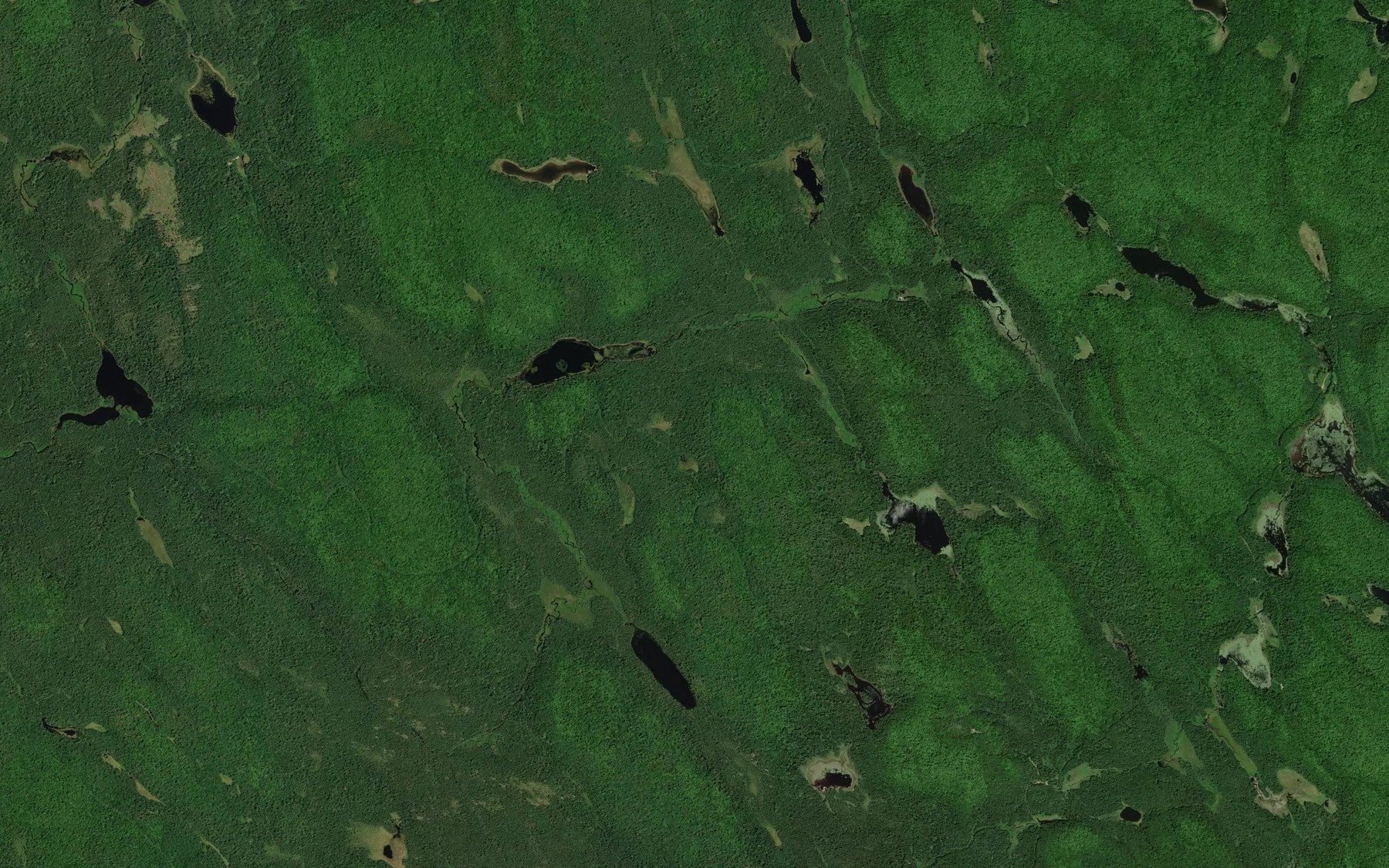 Satellite map of the Etang Martin