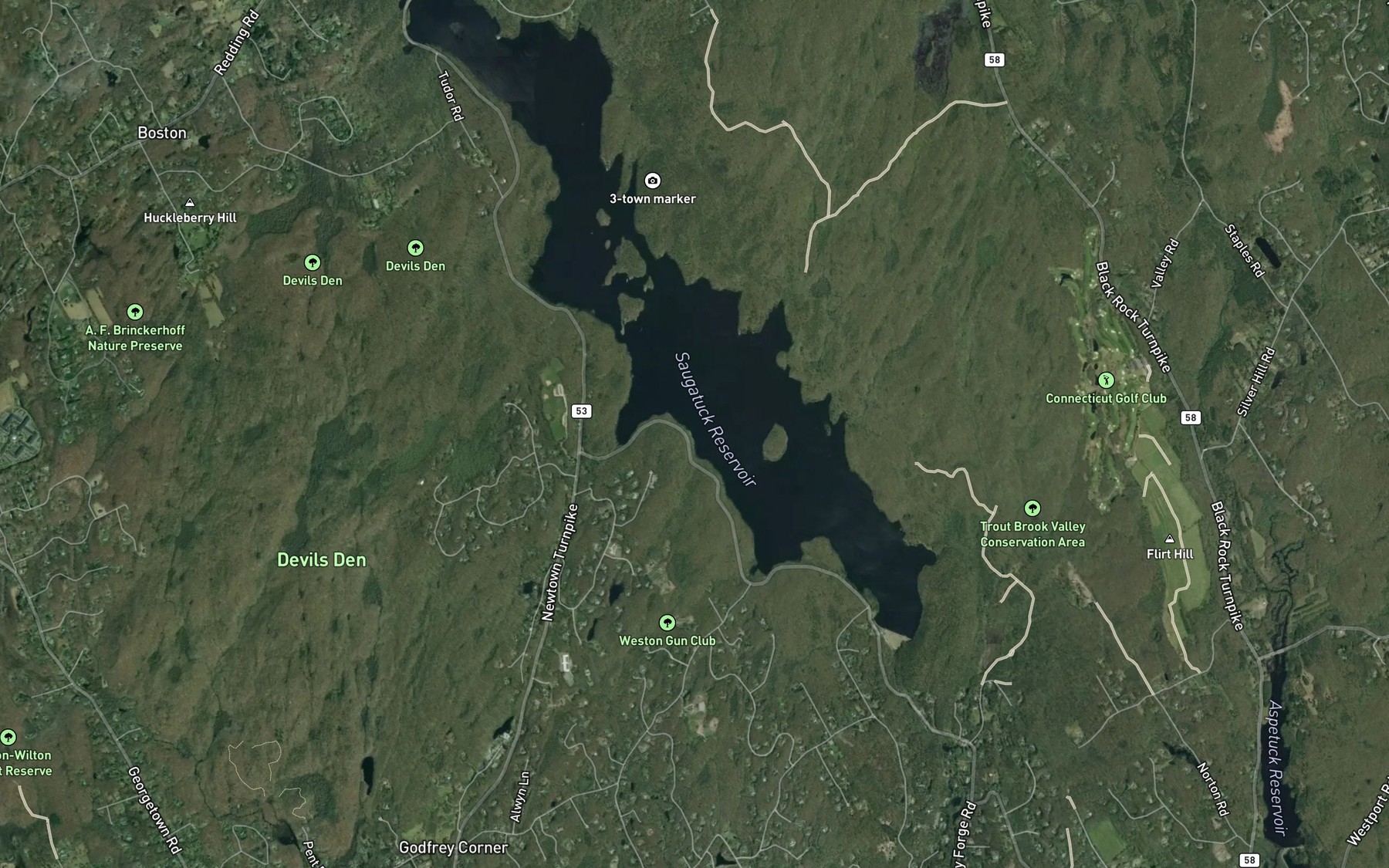 Satellite map of the Spot 6