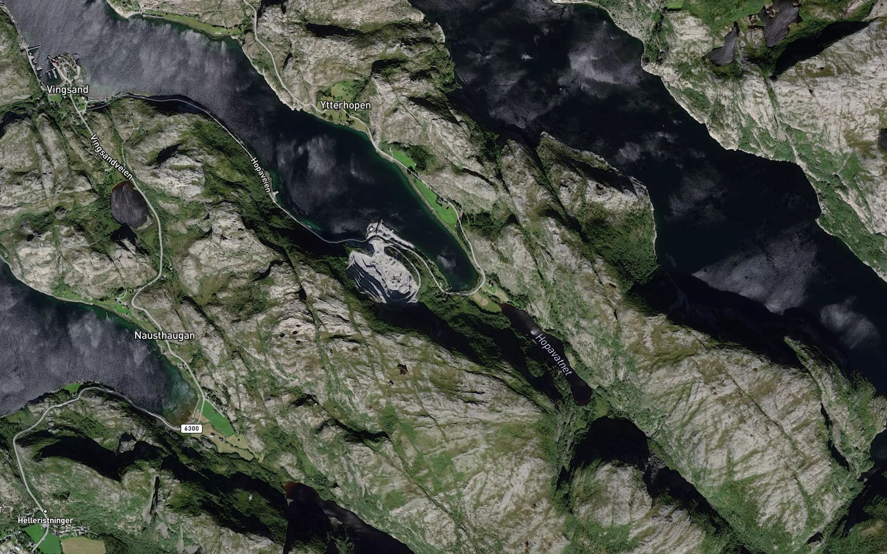 Satellite map of the Sovika