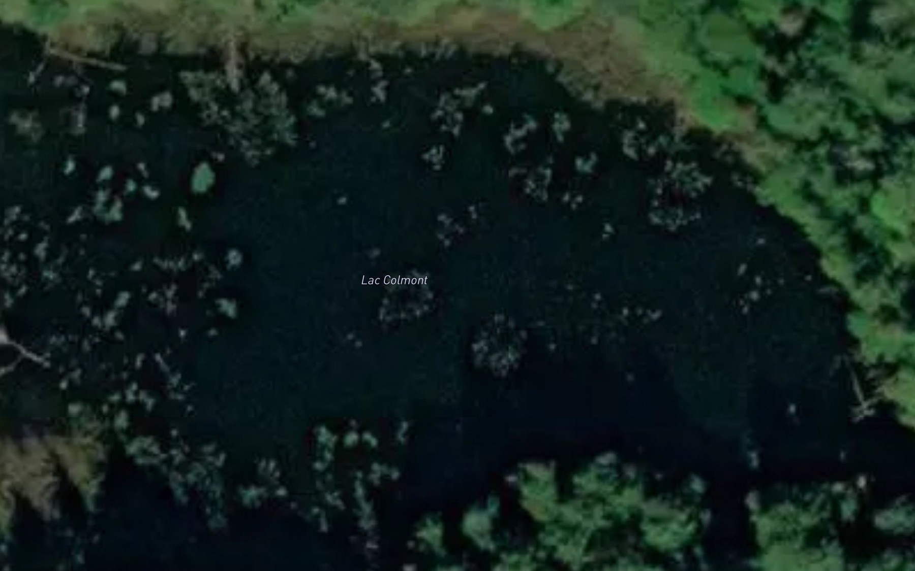 Satellite map of the Lac Colmont