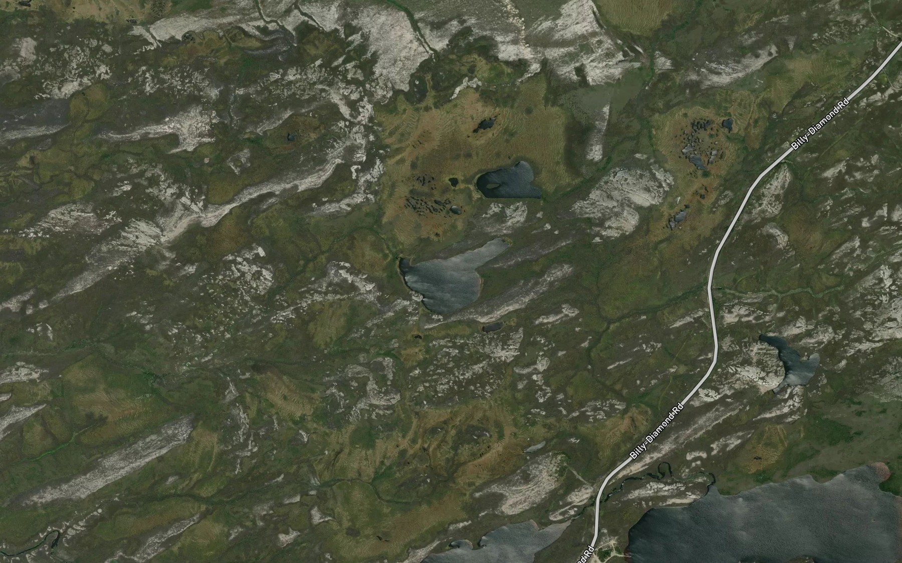 Satellite map of the Lac Kapakupesakach