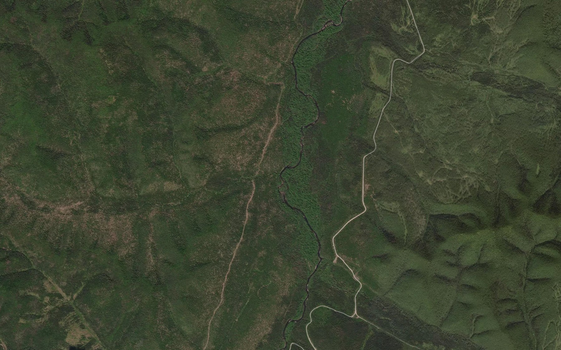 Satellite map of the Zhelannyy