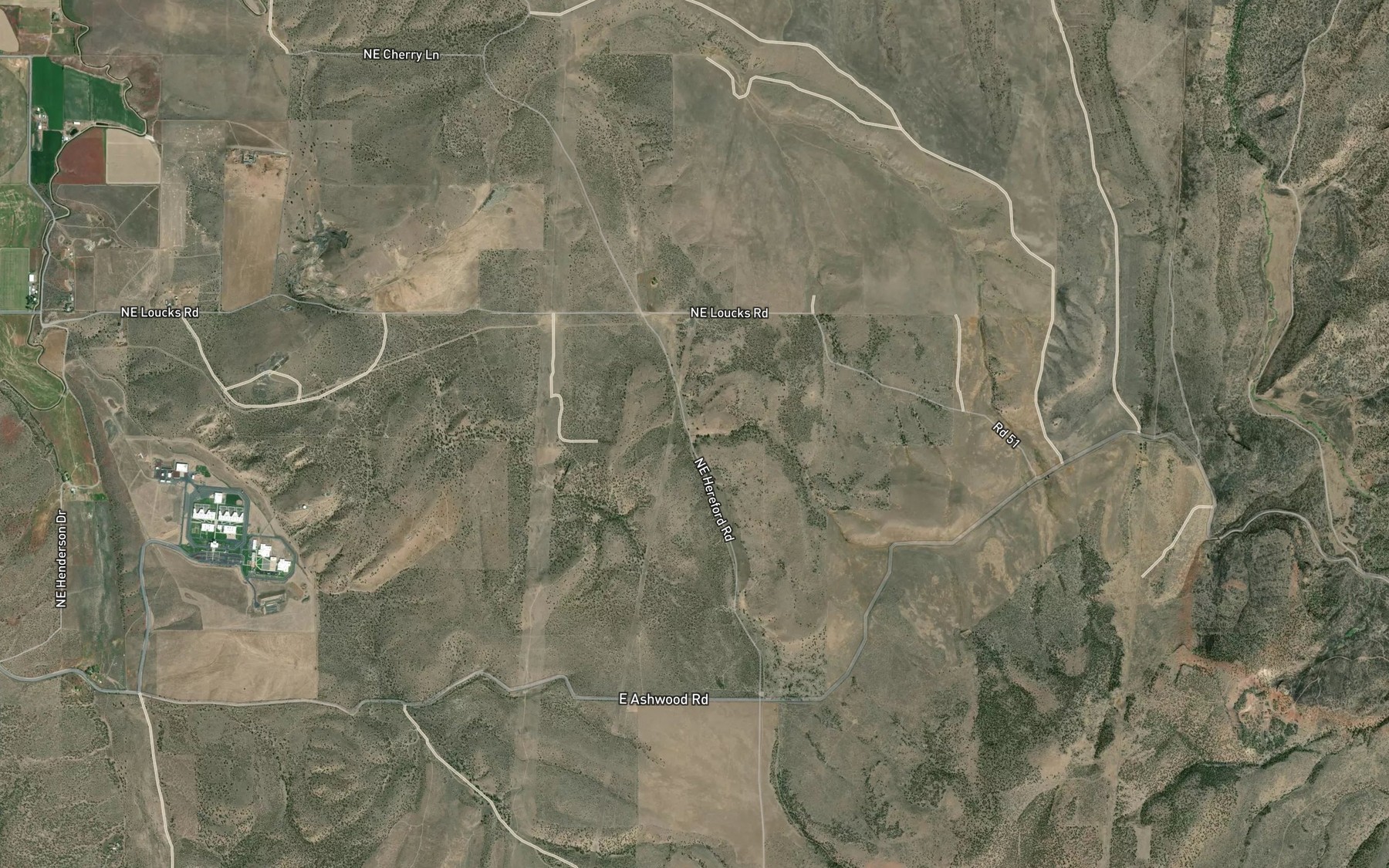 Satellite map of the Monner Spring