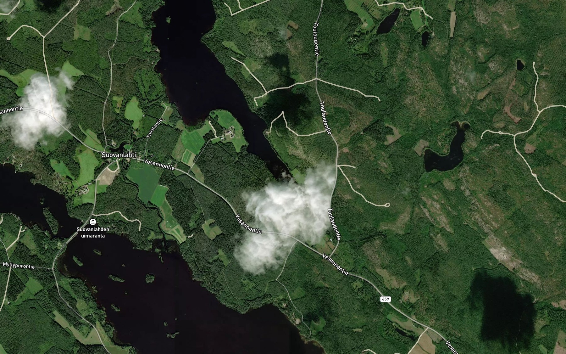 Satellite map of the Etelalahti