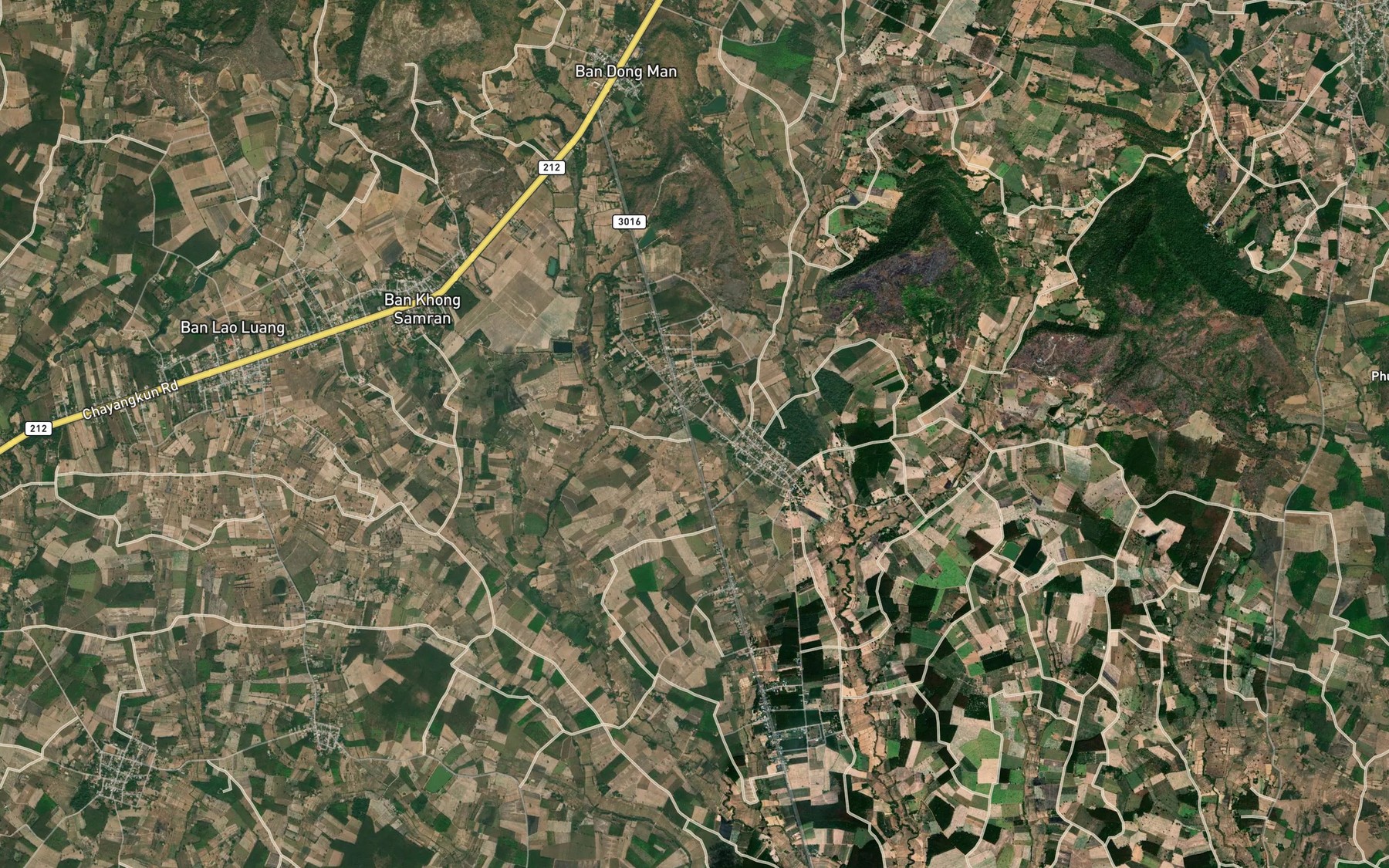 Satellite map of the Nong Phue