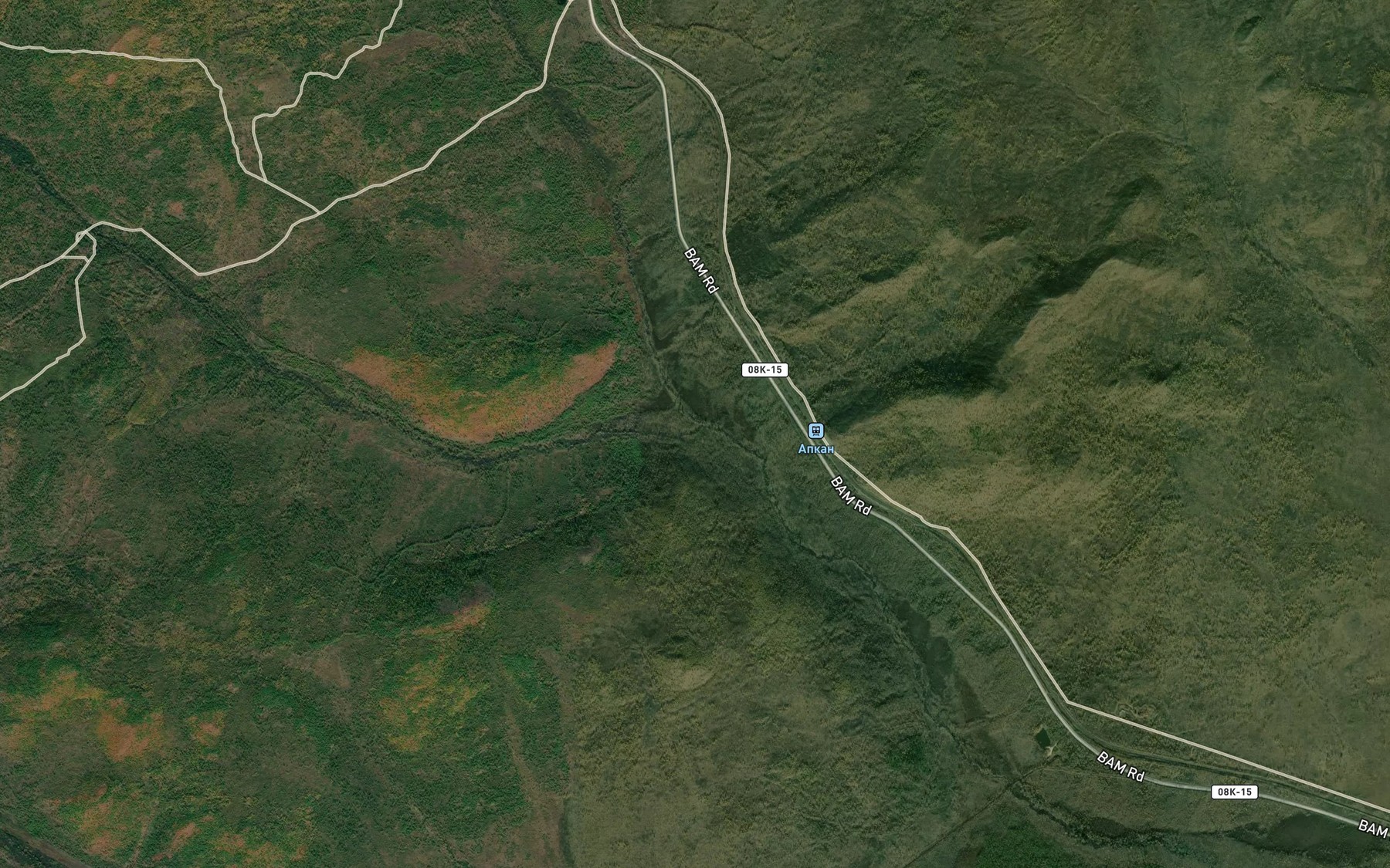 Satellite map of the Pravaya Cheka