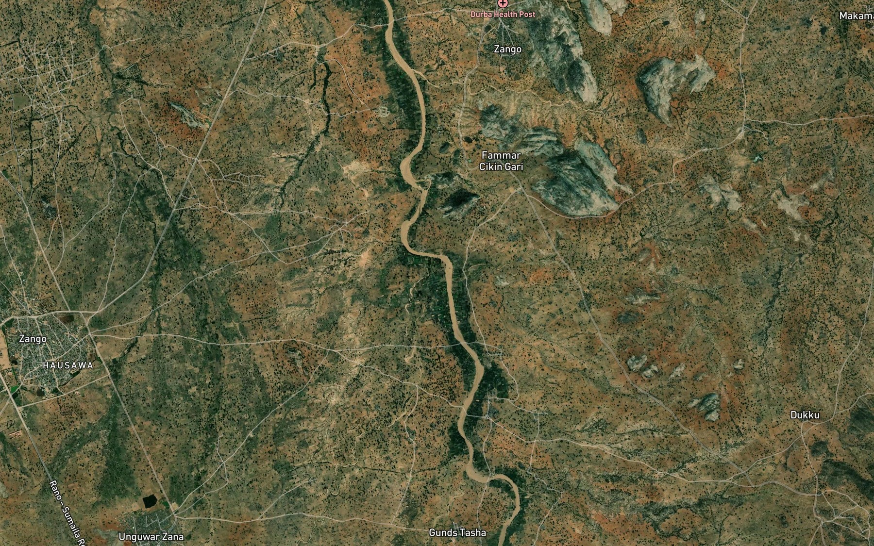 Satellite map of the Kargo