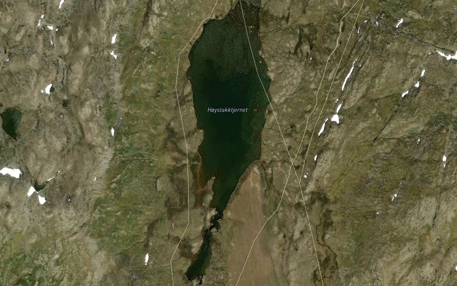 Satellite map of the Hoystakktjednet