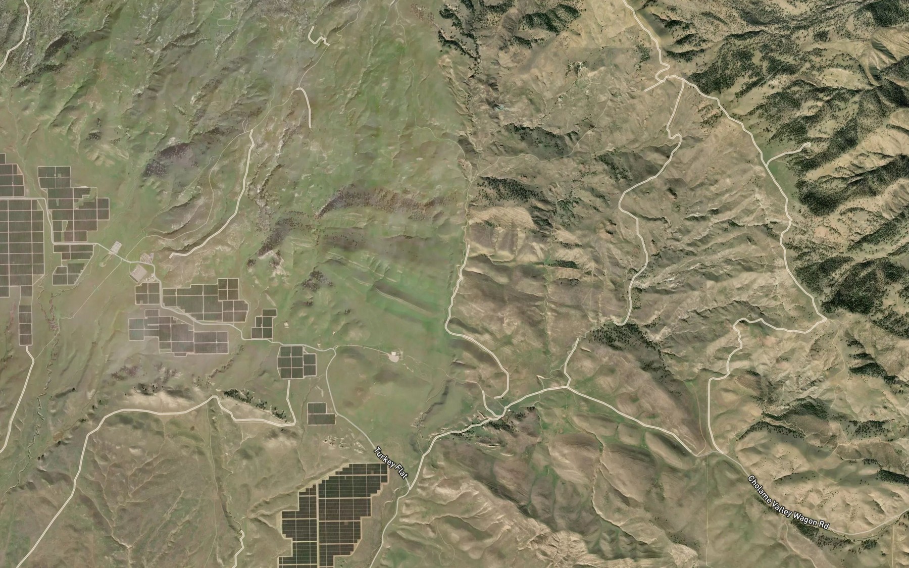 Satellite map of the Willow Spring