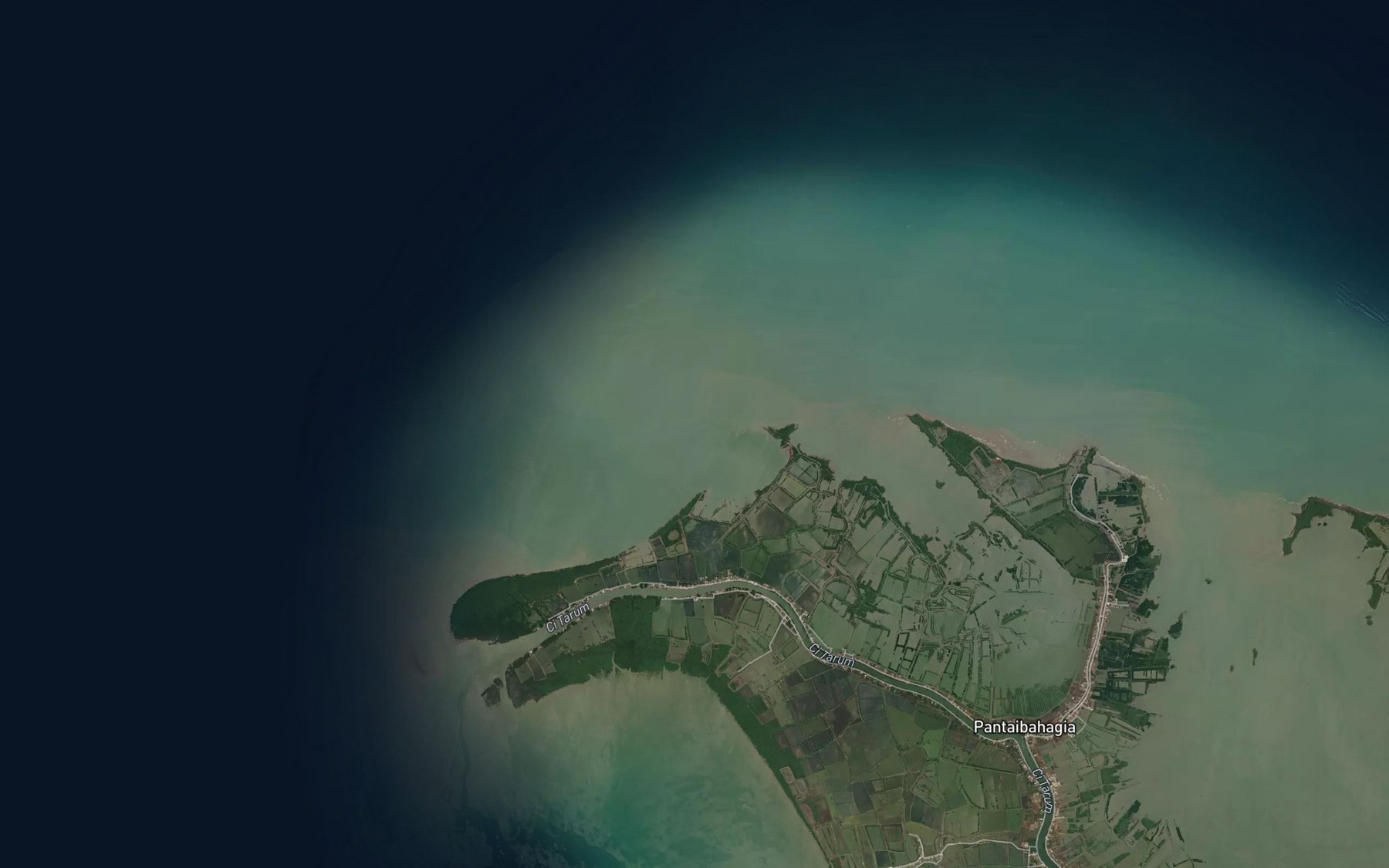 Satellite map of the Muara Gobah