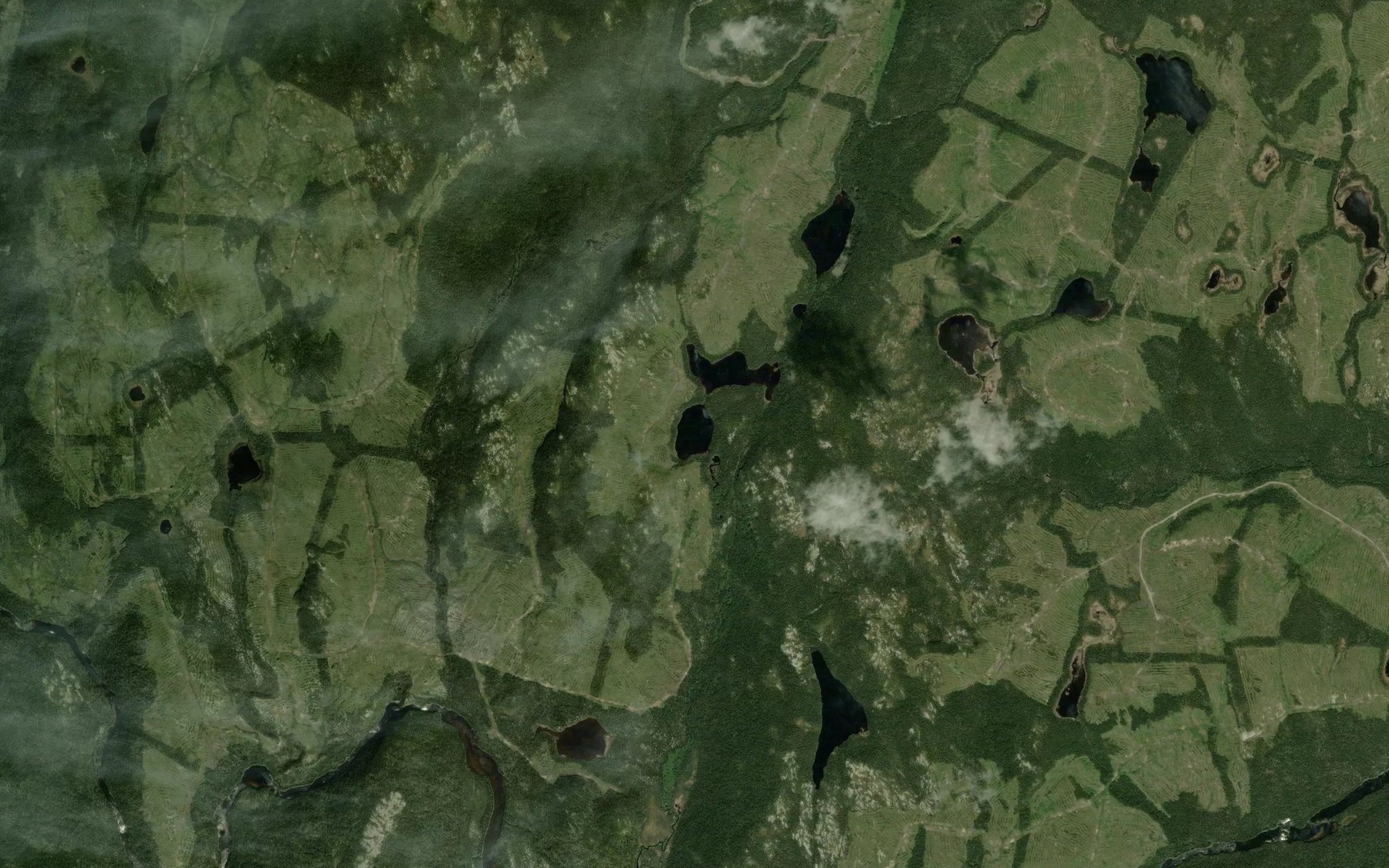 Satellite map of the Lac du Sac de Graisse