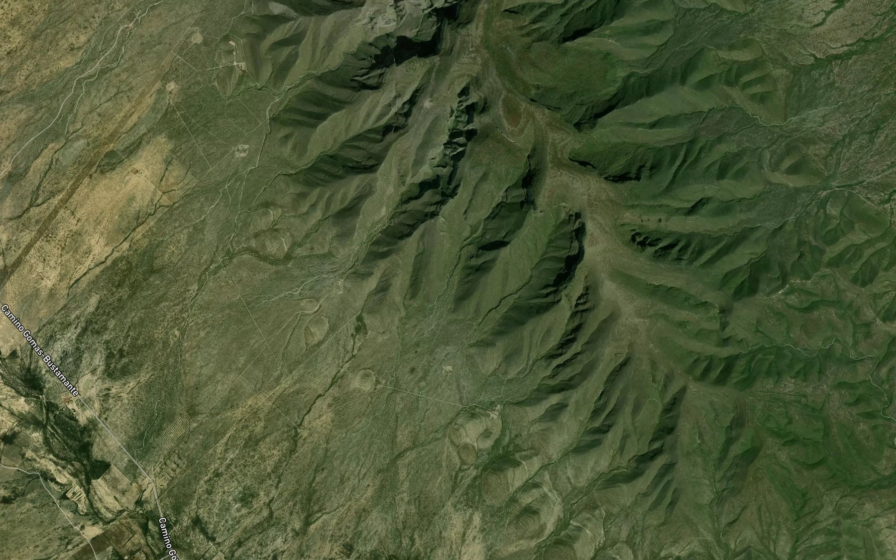 Satellite map of the Canada El Venteo