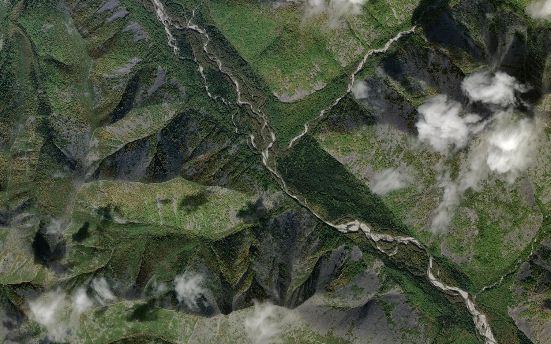 Satellite map of the Khima