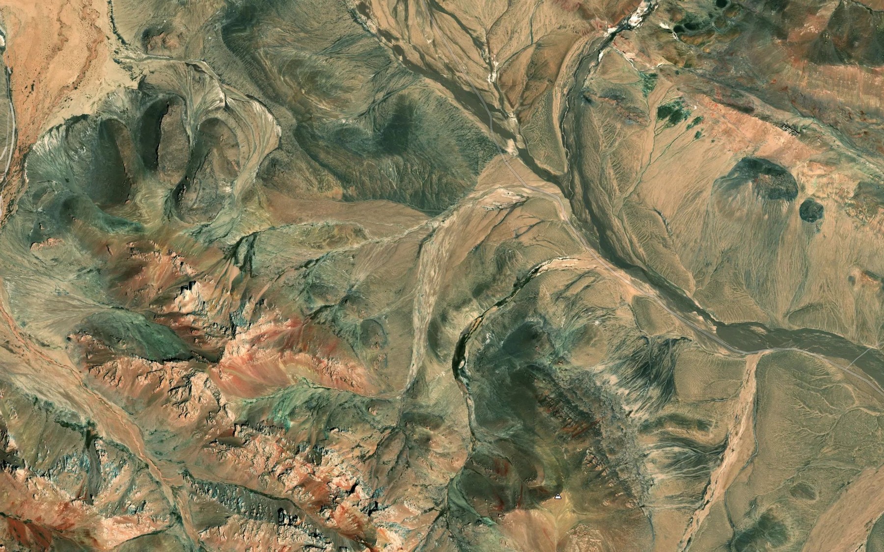 Satellite map of the Chashmai Bakhtiyor
