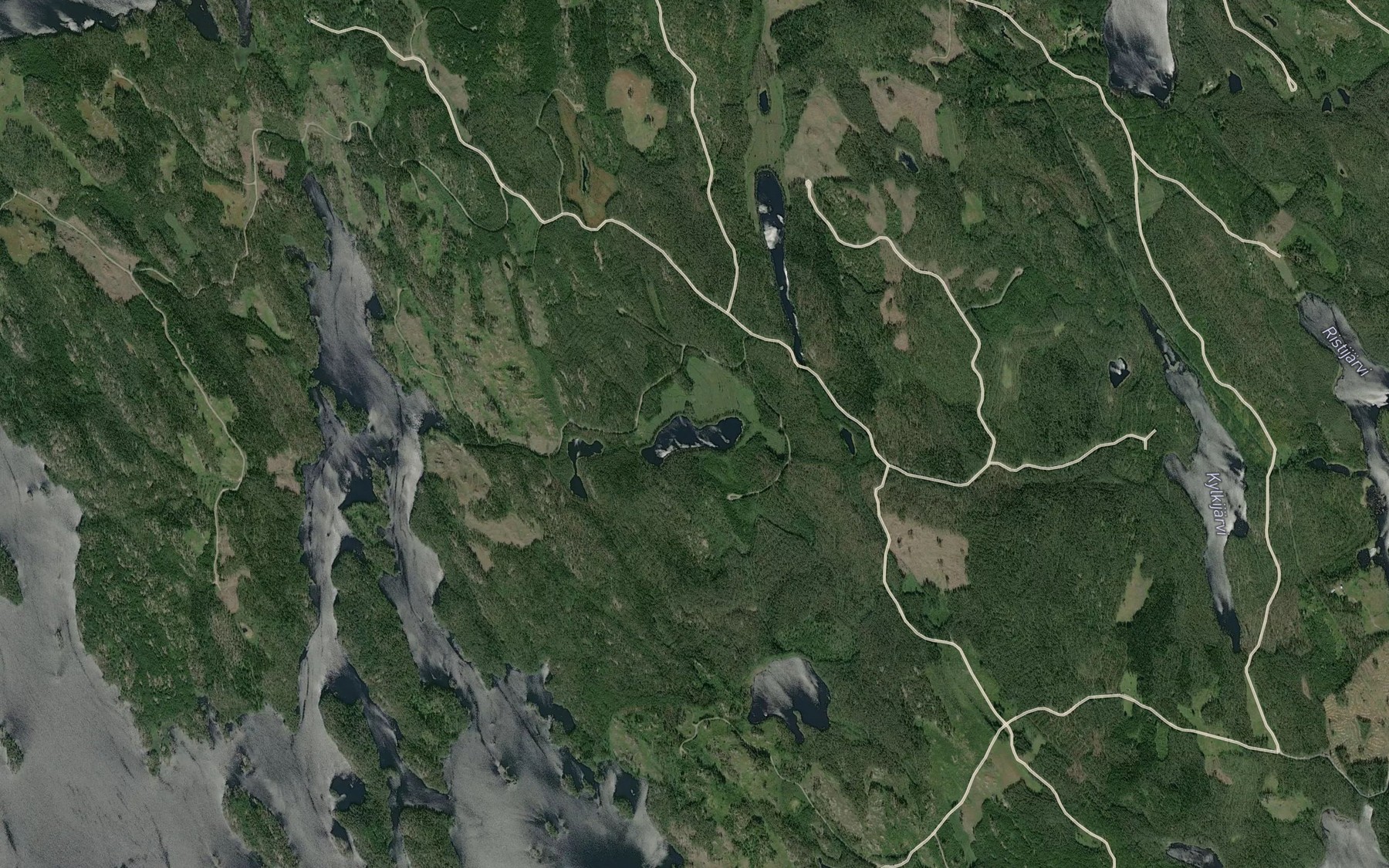 Satellite map of the Joutolampi