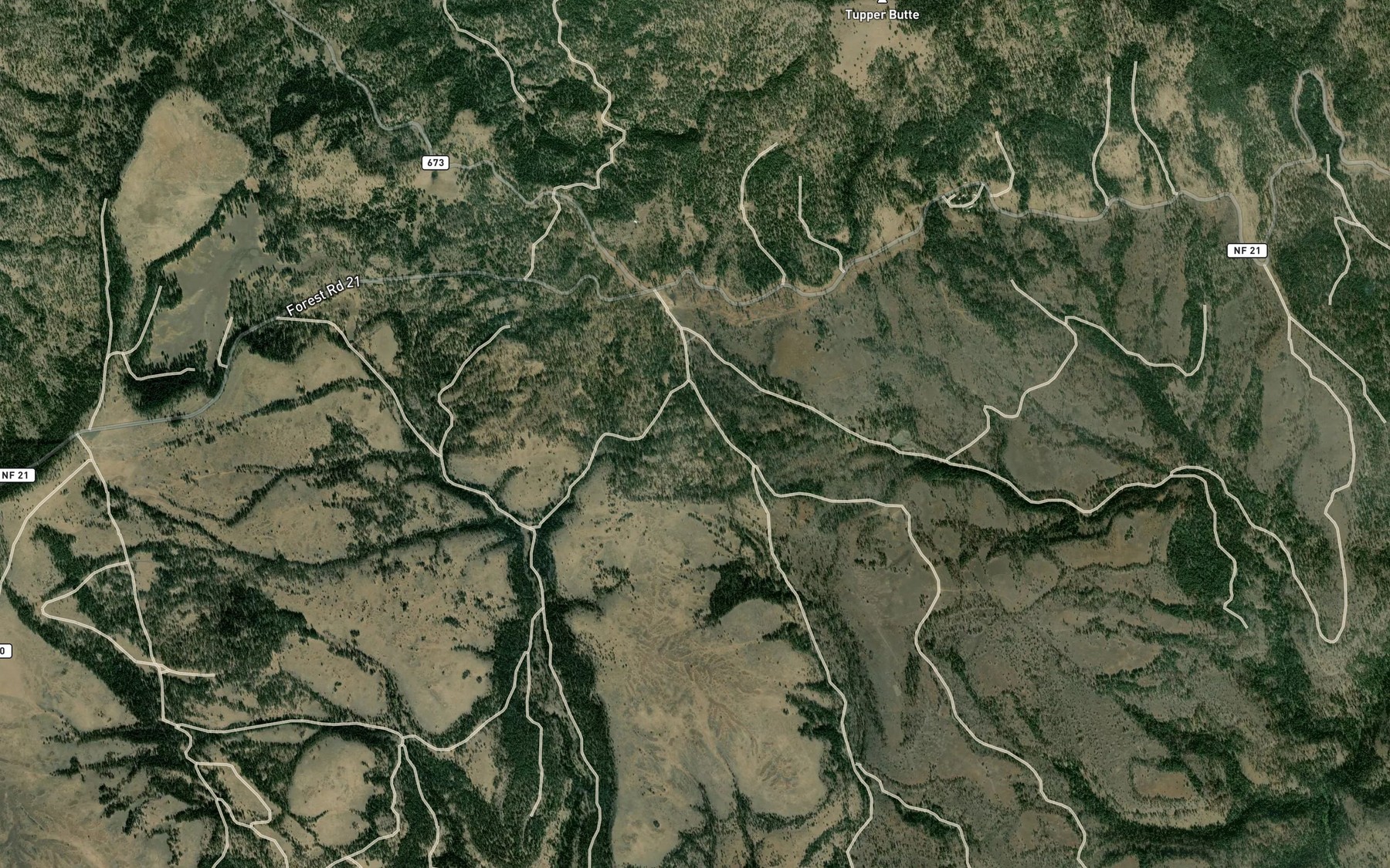 Satellite map of the Matlock Spring (historical)