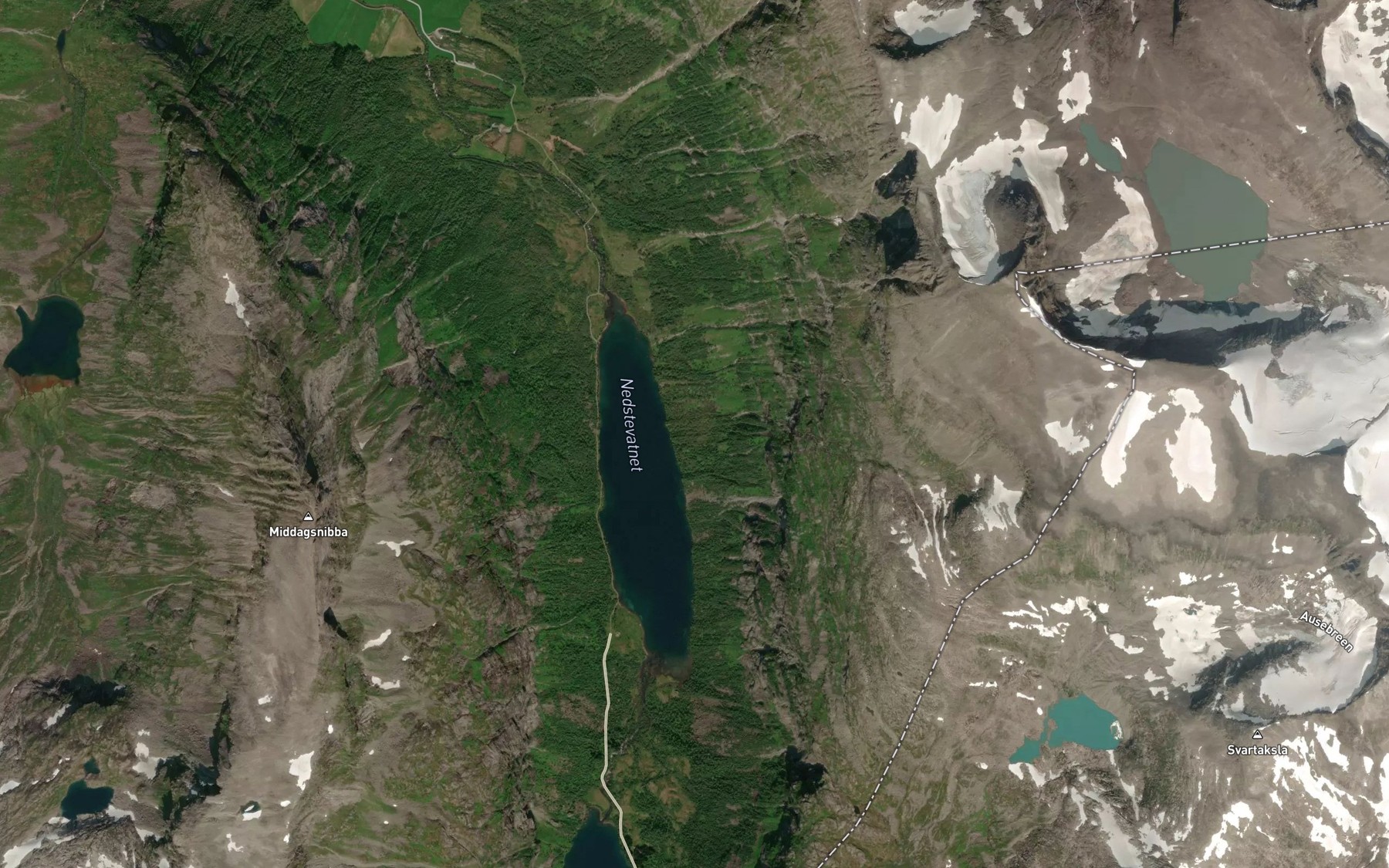 Satellite map of the Smagrovene