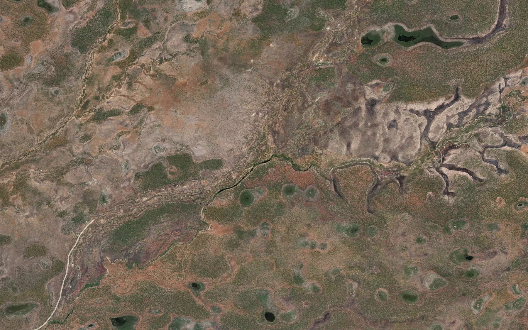 Satellite map of the Lightning Creek