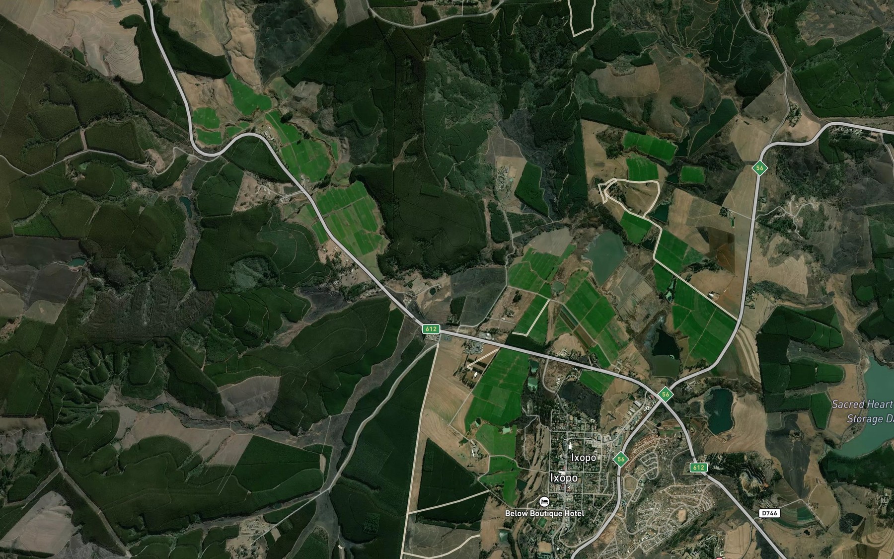 Satellite map of the Mhlubi