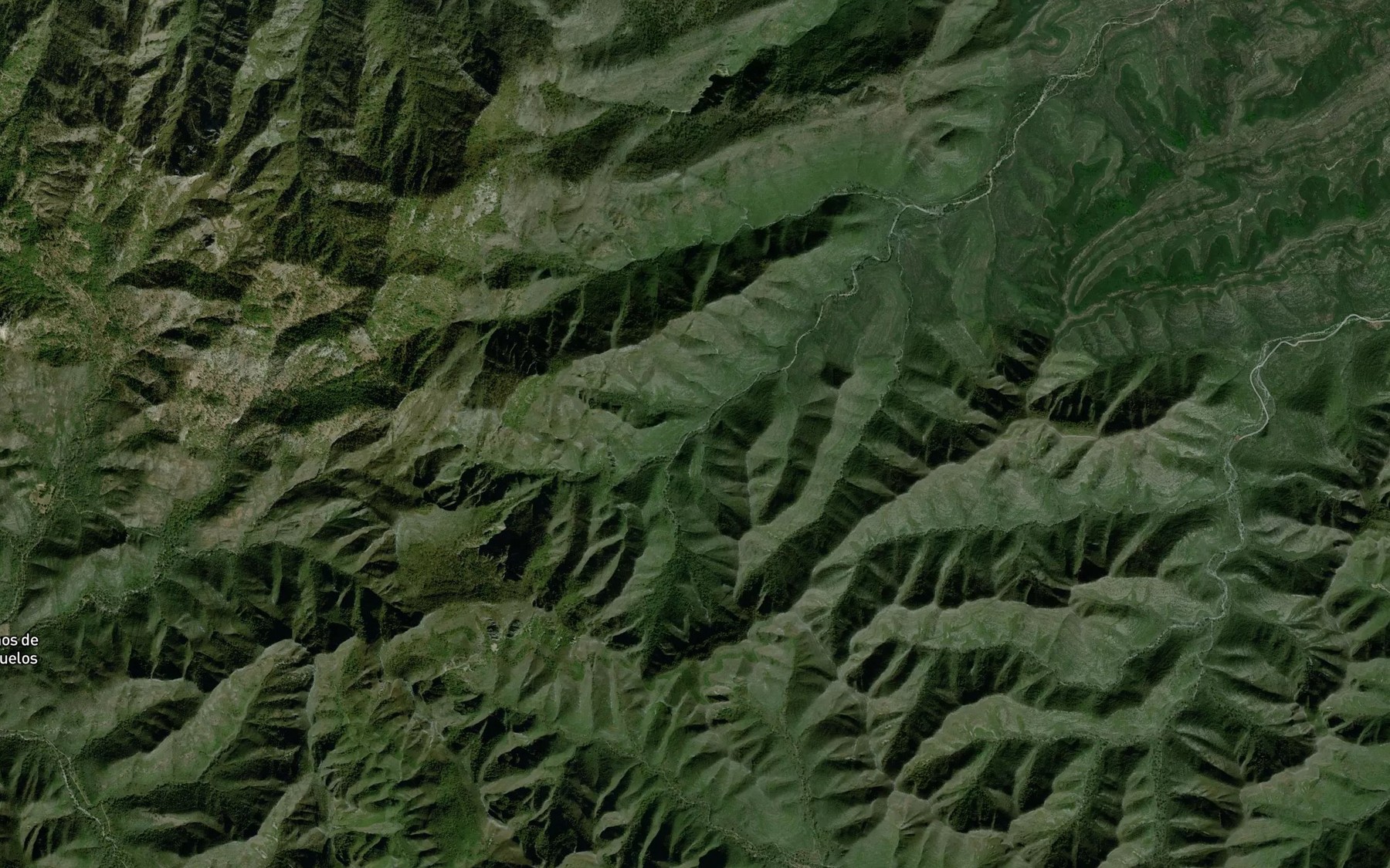 Satellite map of the Canada La Palangana