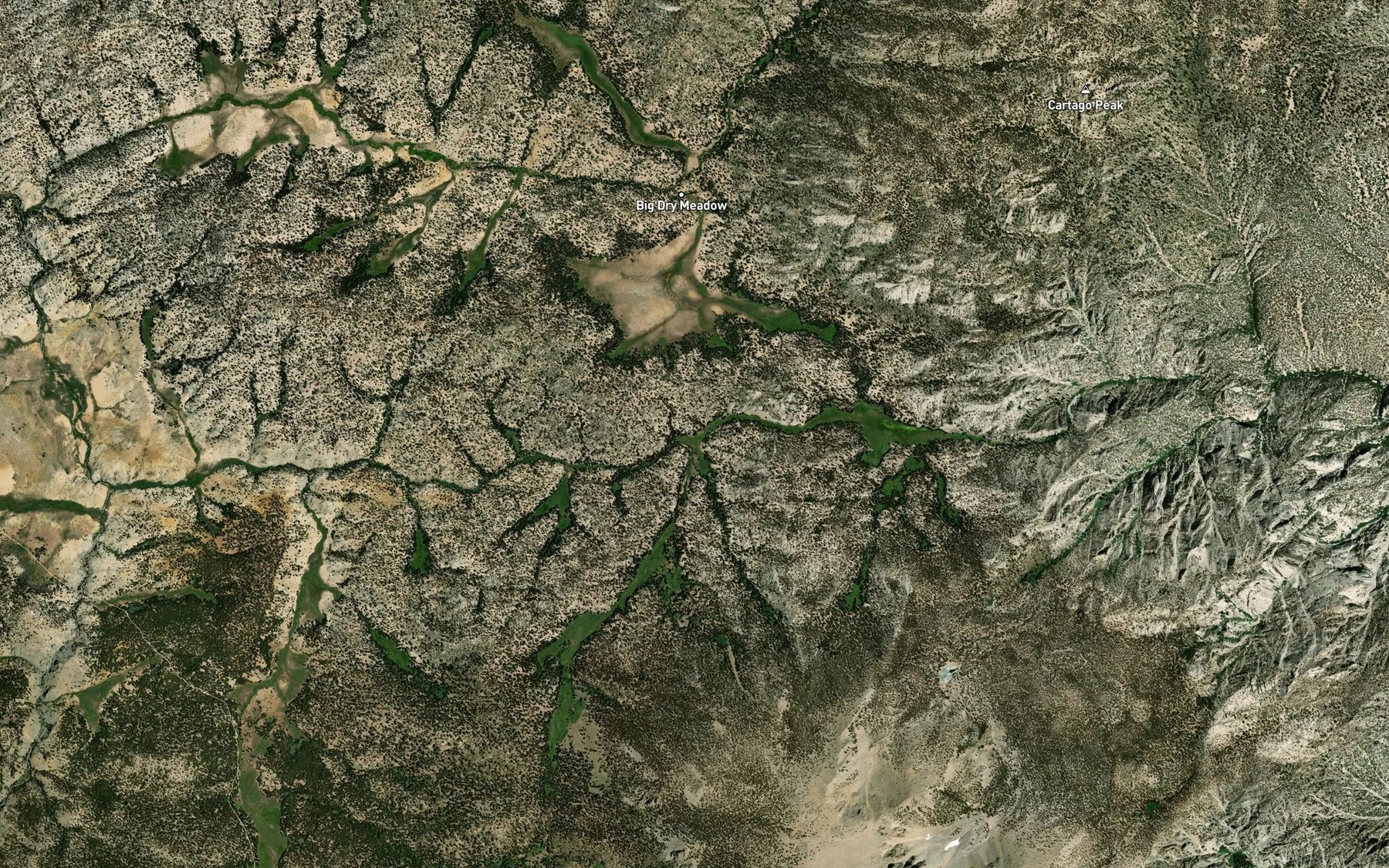 Satellite map of the Long Stringer