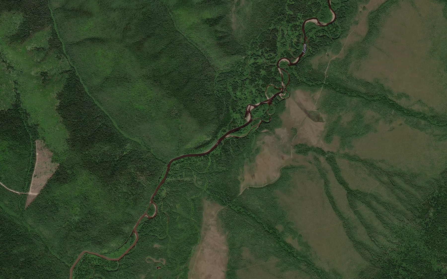 Satellite map of the Bol'shoy Gadyk