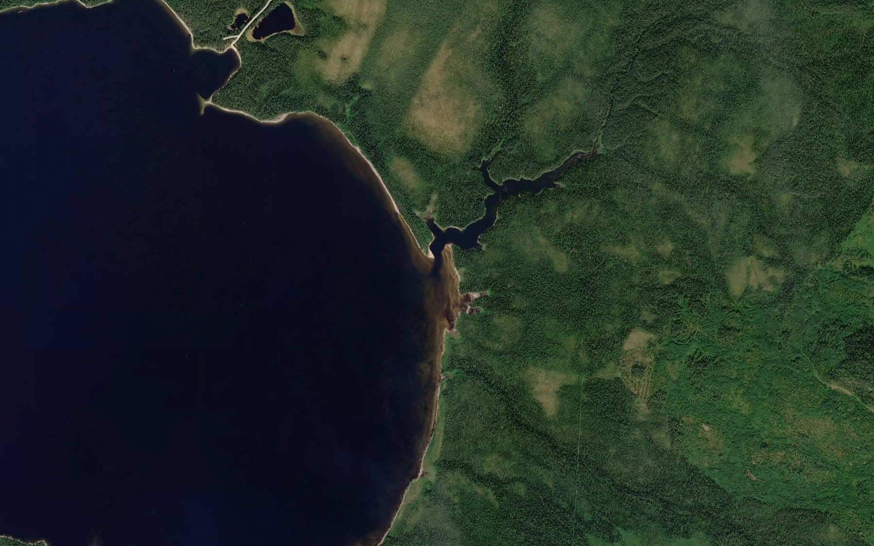 Satellite map of the Sharayoki