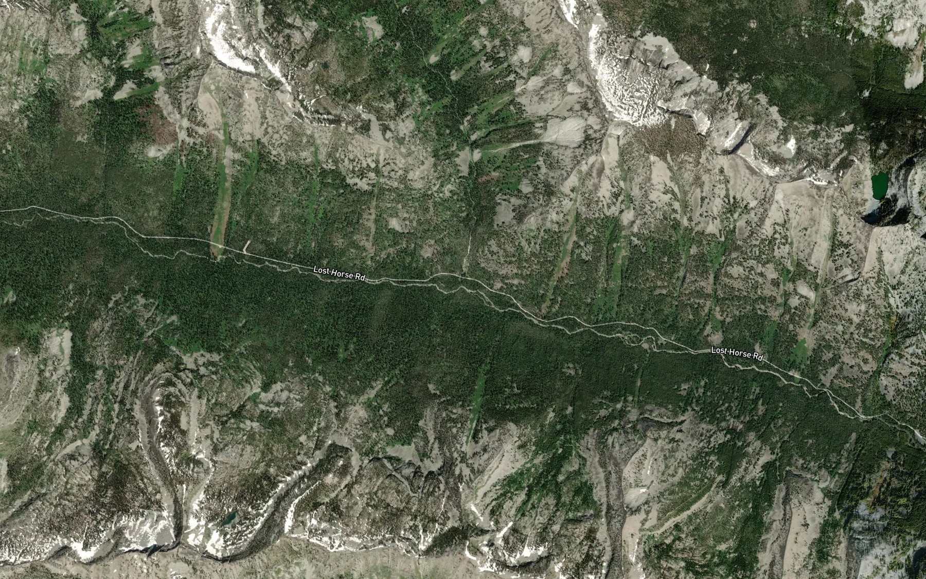 Satellite map of the Tenmile Creek