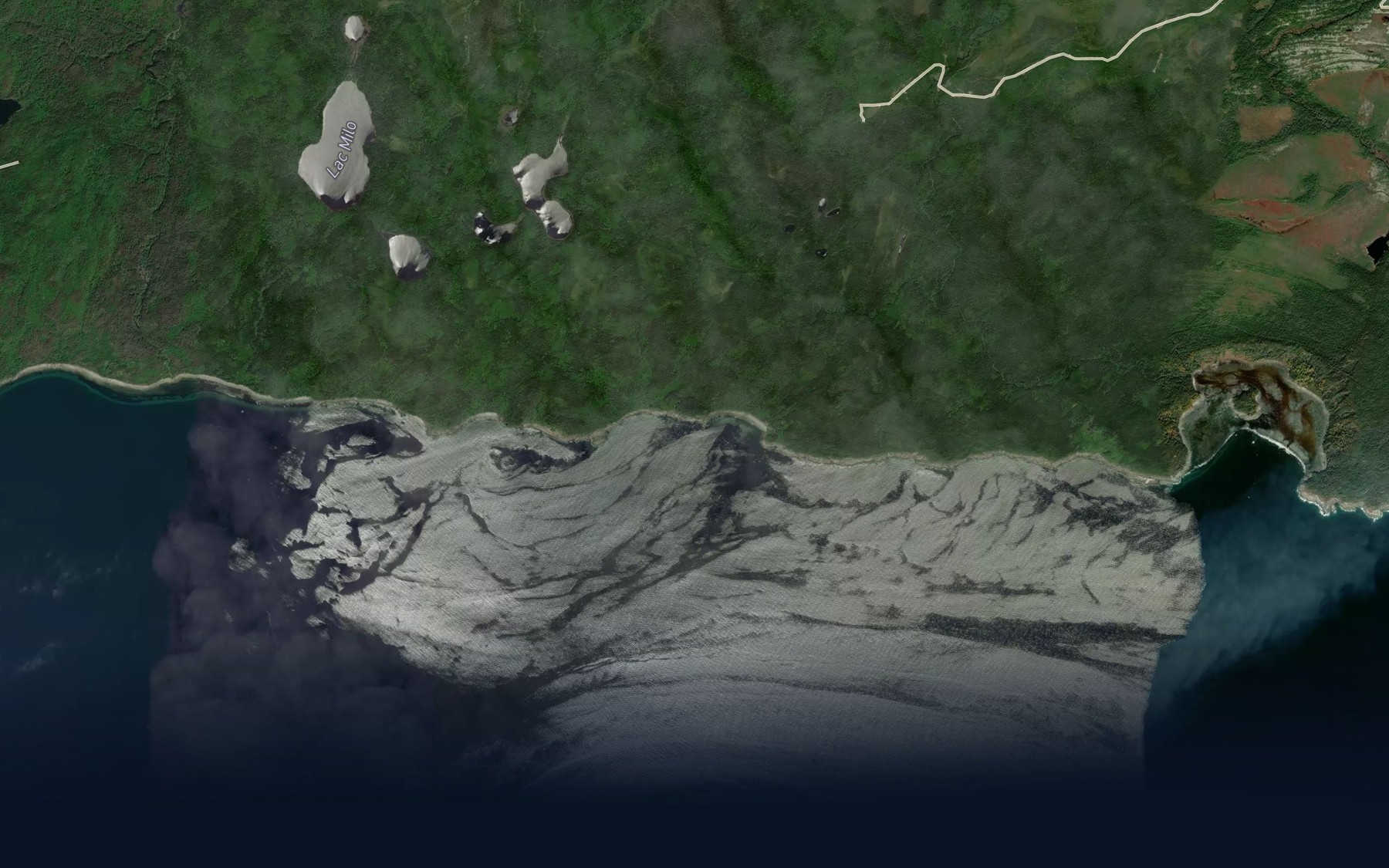 Satellite map of the Anse de la Table