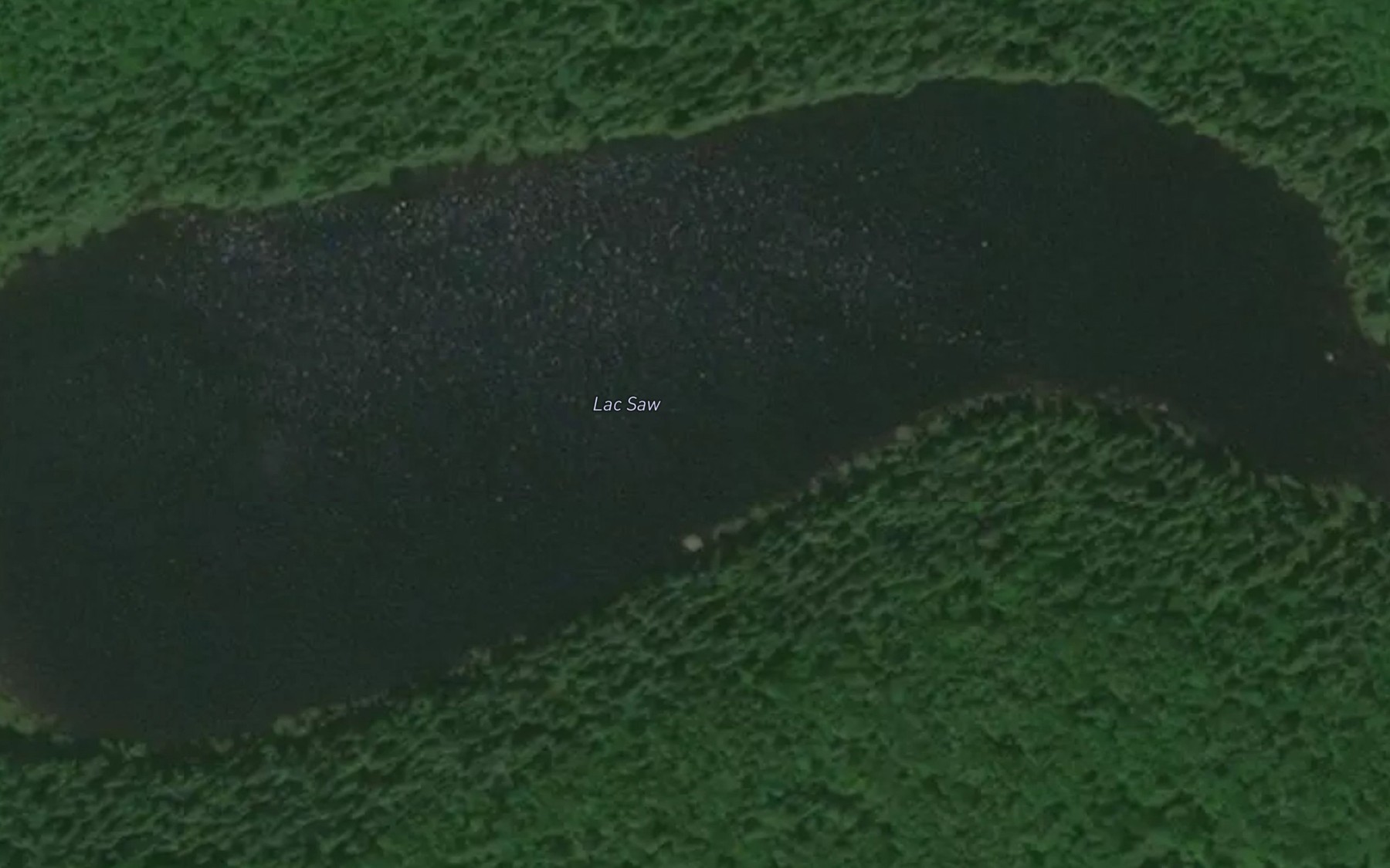 Satellite map of the Lac Saw