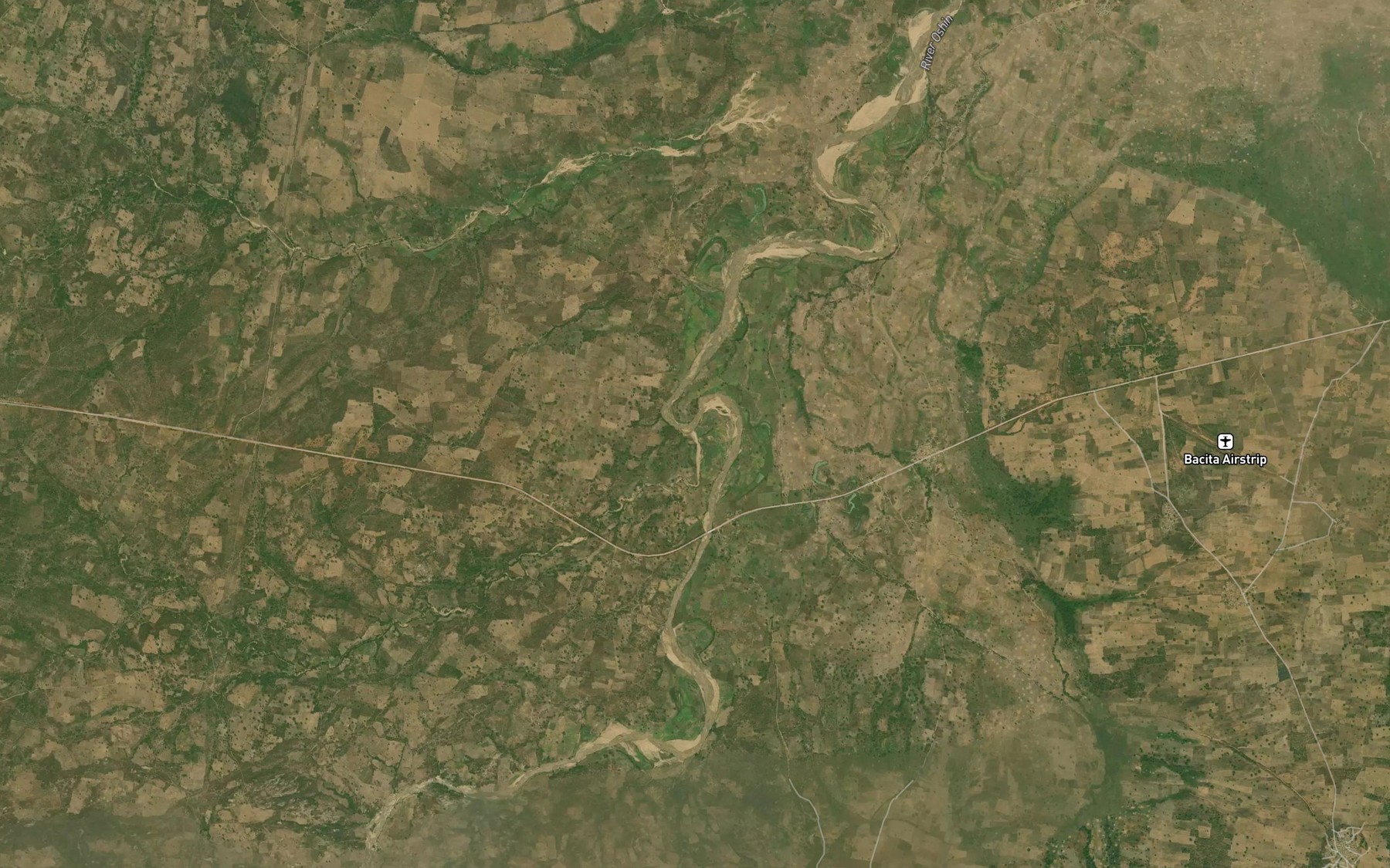 Satellite map of the AlojaStream