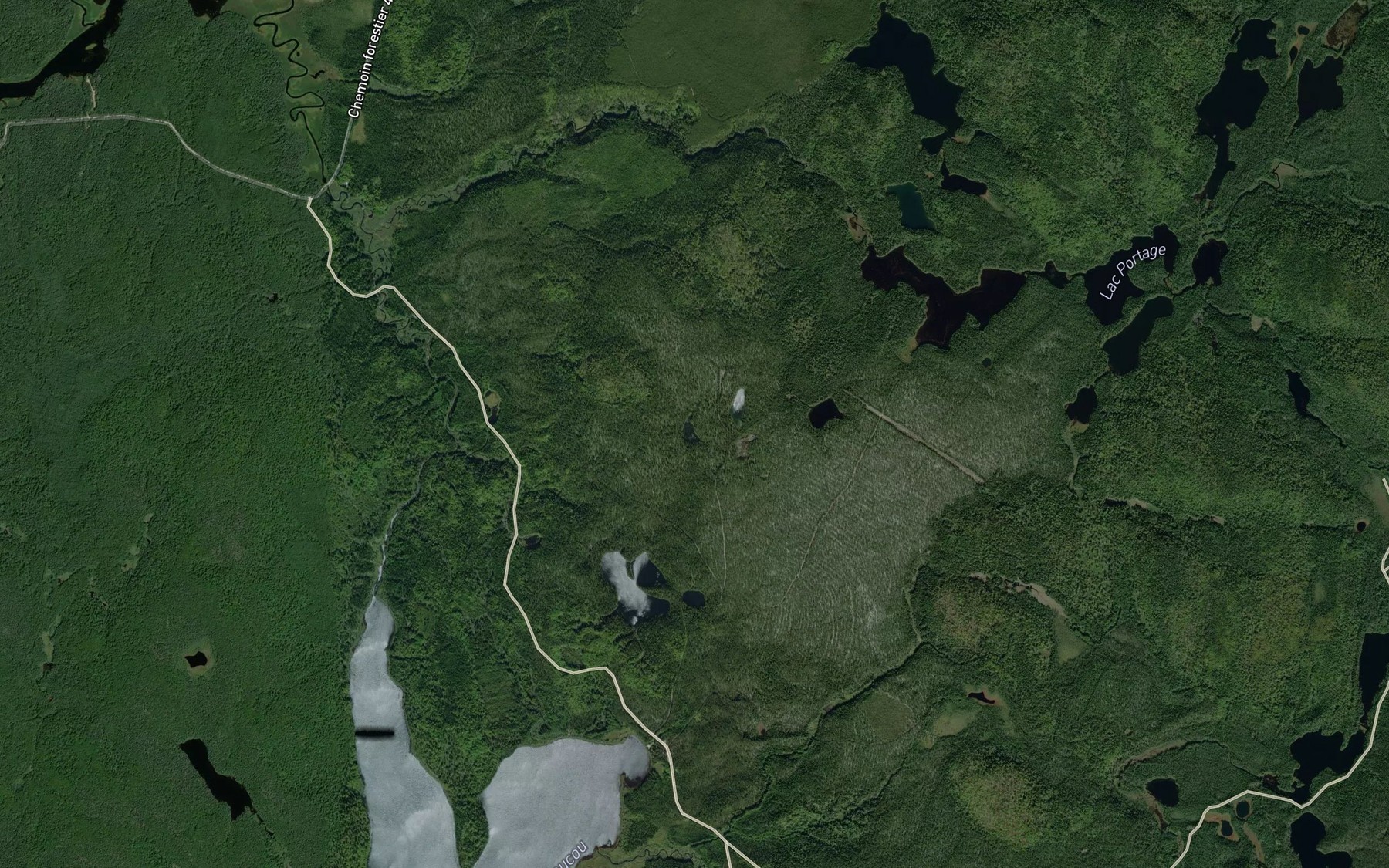 Satellite map of the Lac Marco
