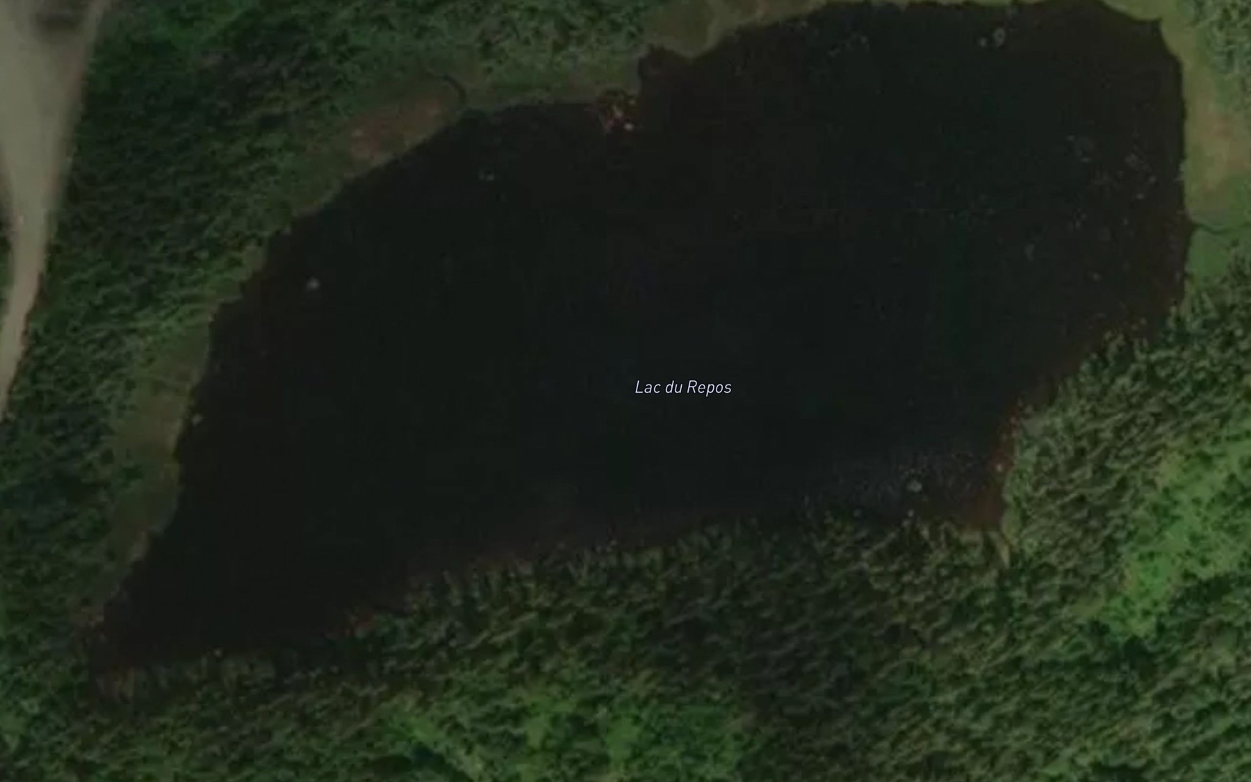 Satellite map of the Lac du Repos