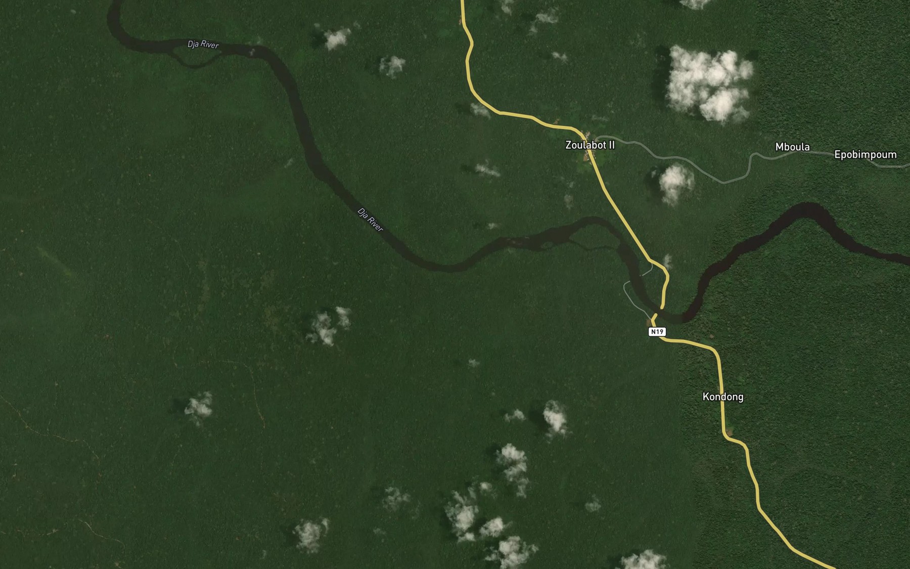 Satellite map of the Adjyaka