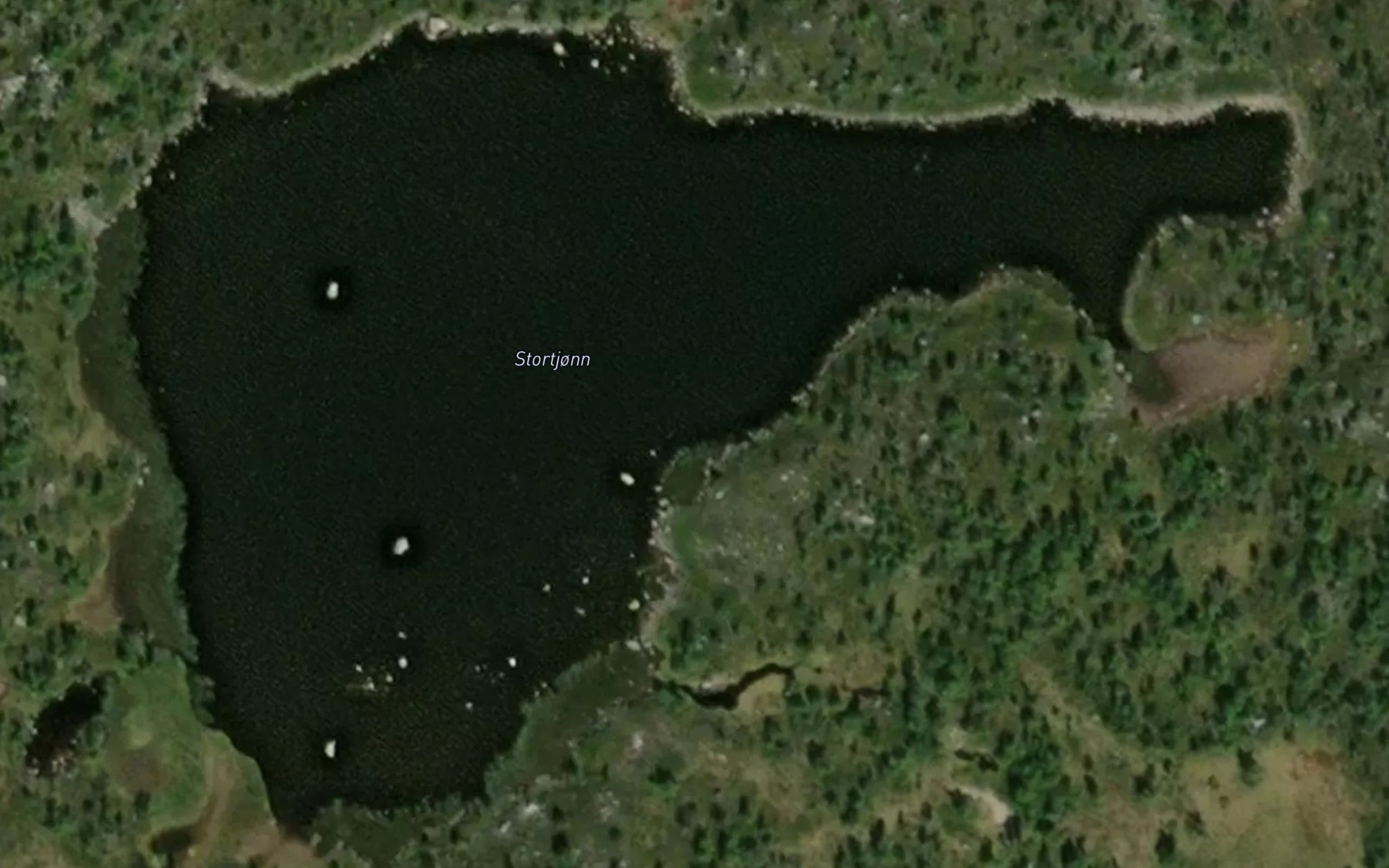 Satellite map of the Stortjonn