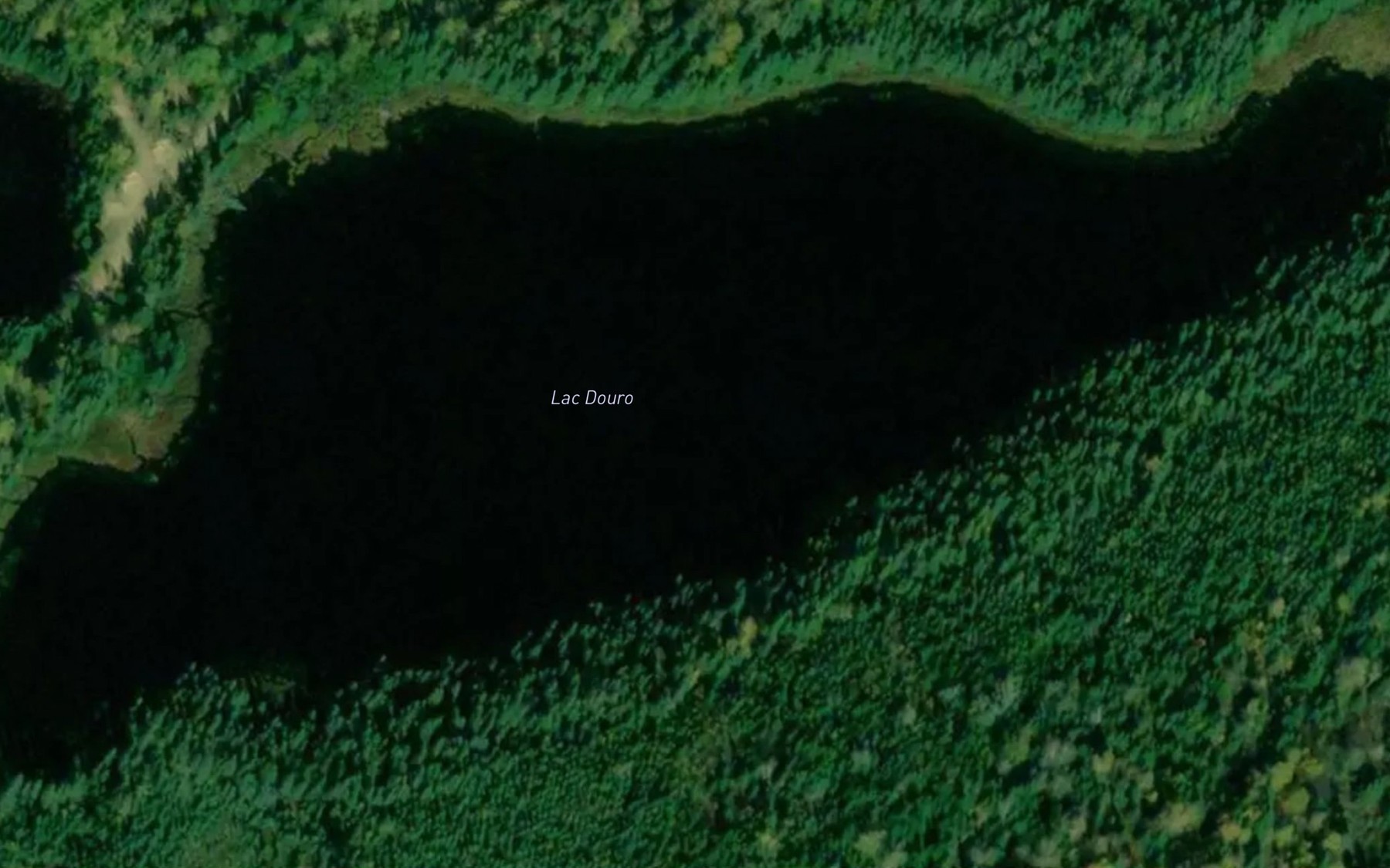 Satellite map of the Lac Douro