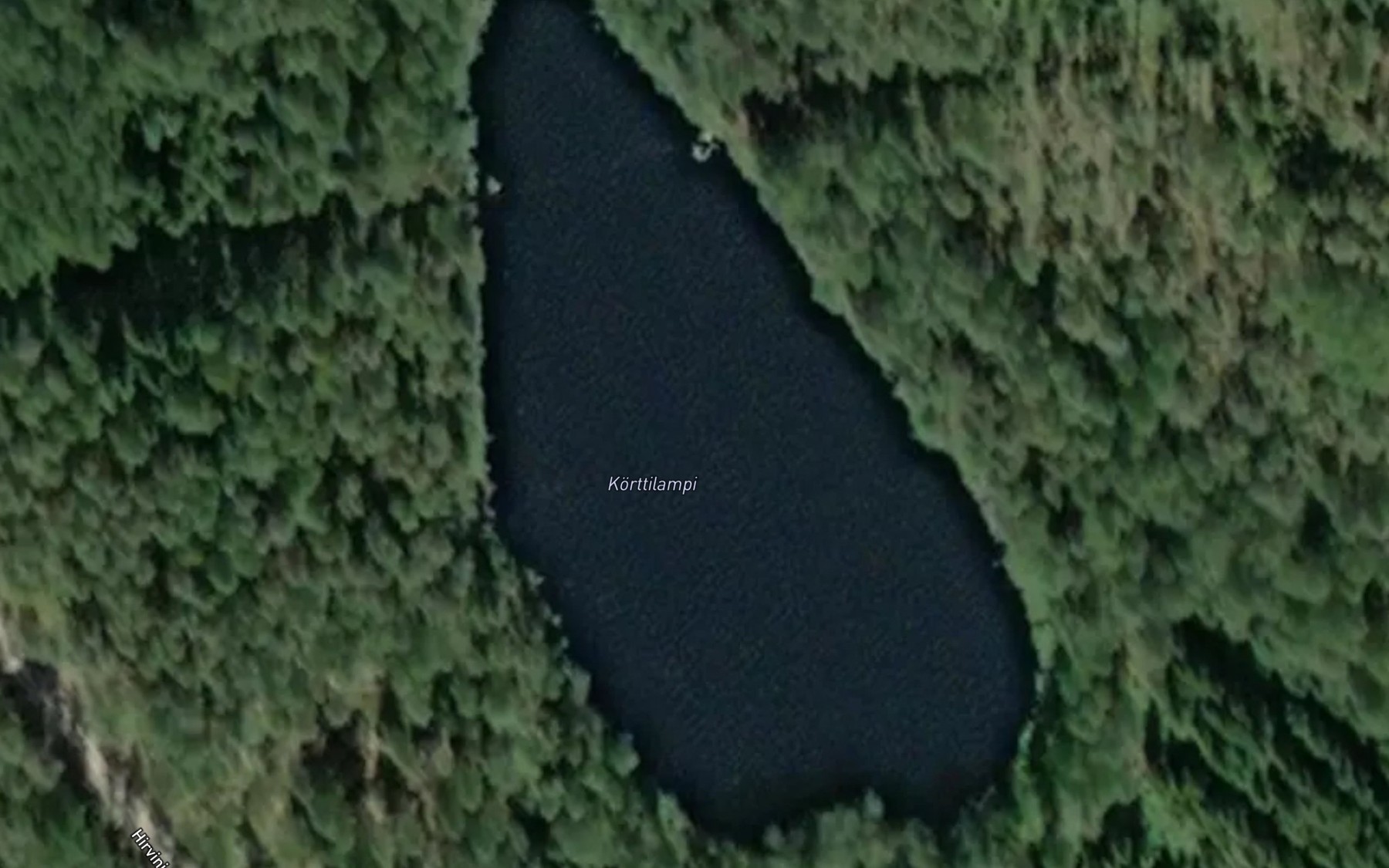 Satellite map of the Korttilampi