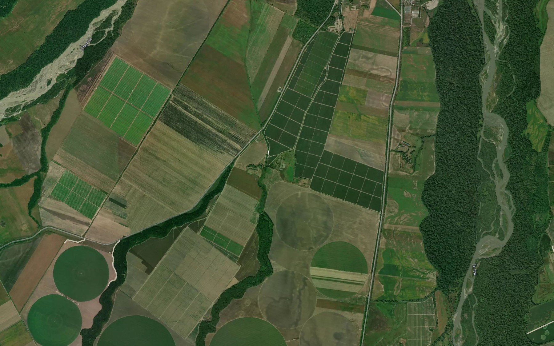 Satellite map of the Demenyuk