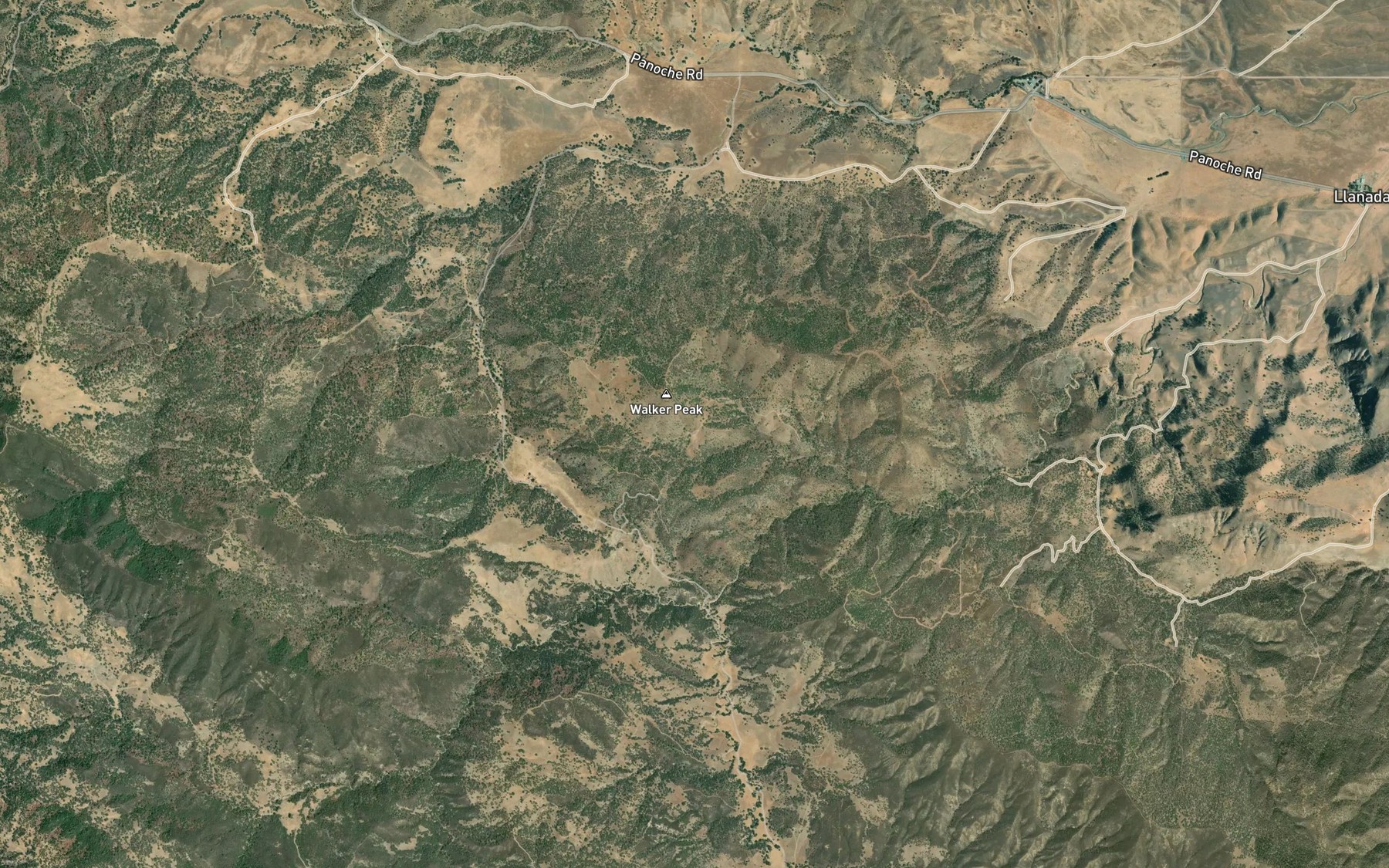 Satellite map of the Albanez Spring
