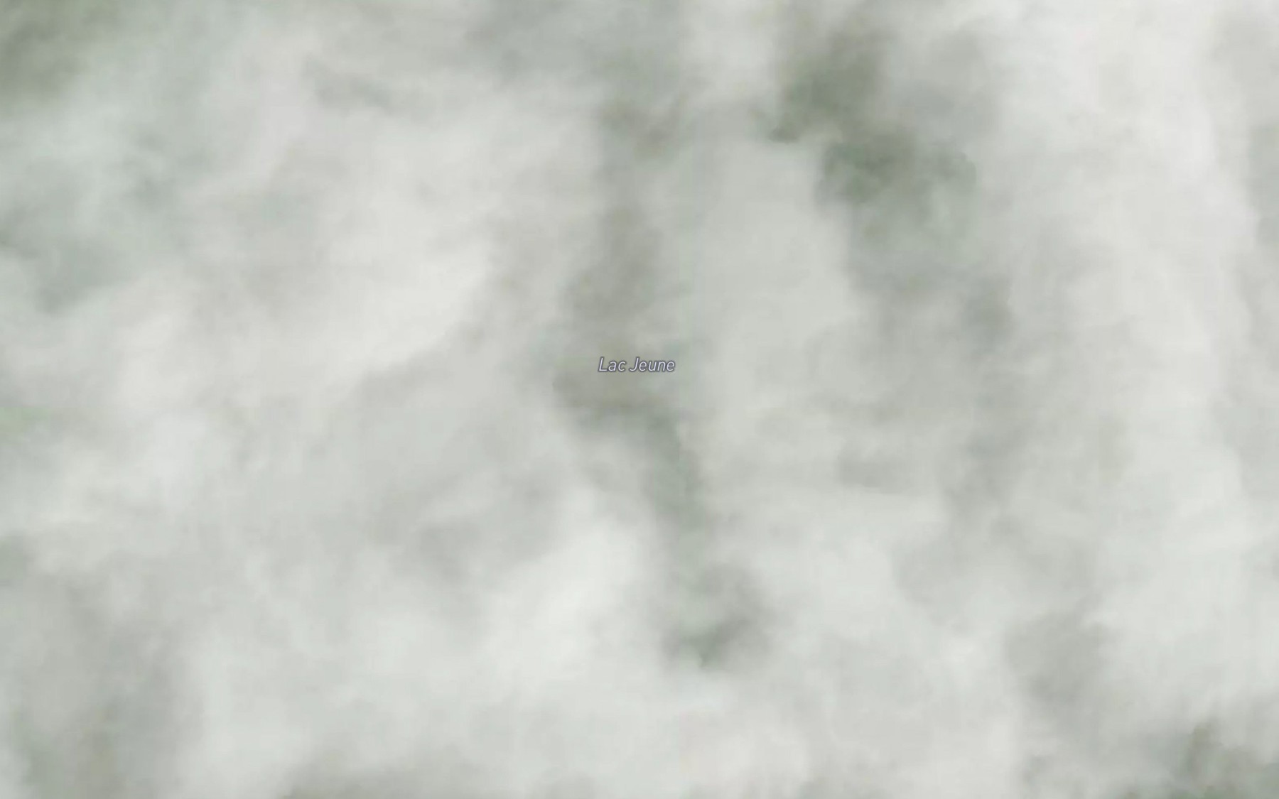 Satellite map of the Lac Jeune