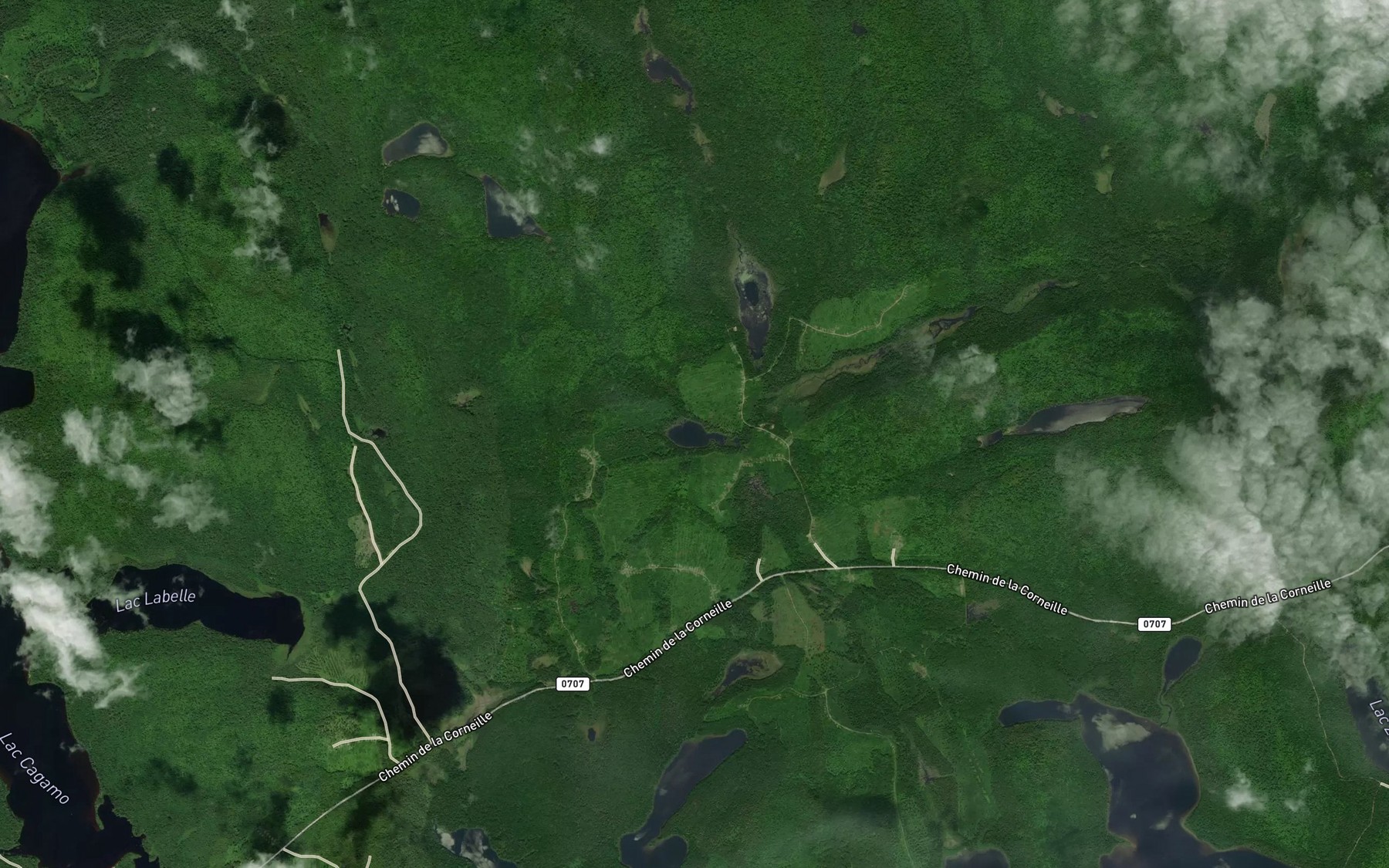 Satellite map of the Lac du Robinet