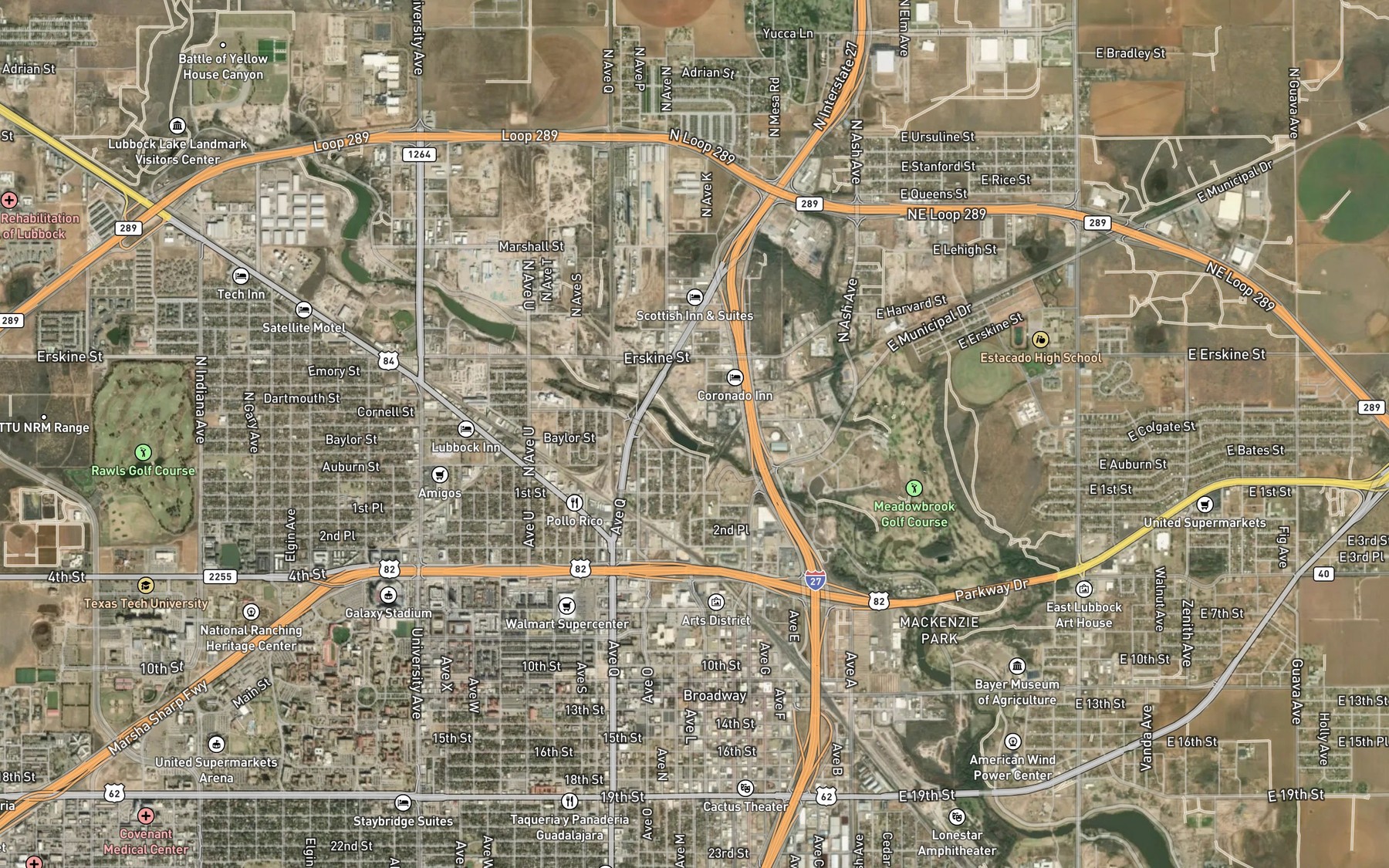 Satellite map of the Canyon Lake Number 3