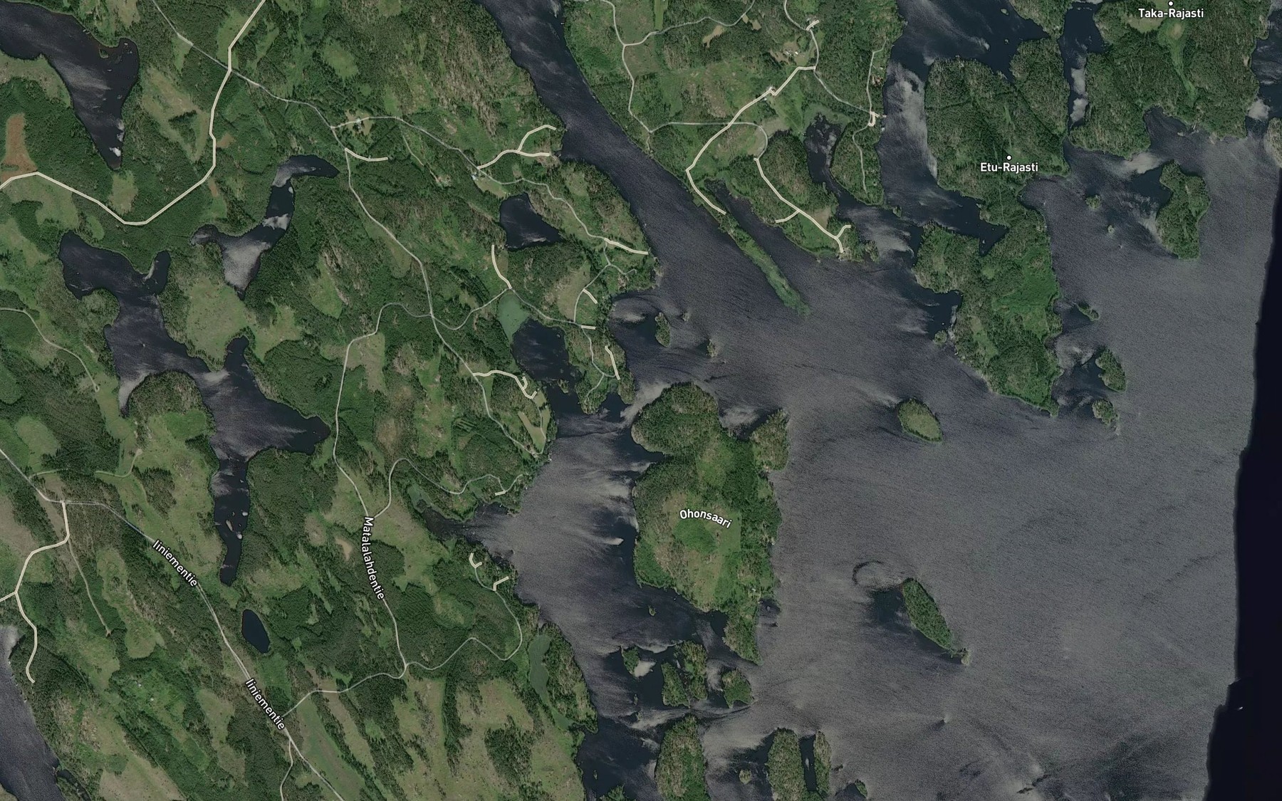 Satellite map of the Virtasalmi
