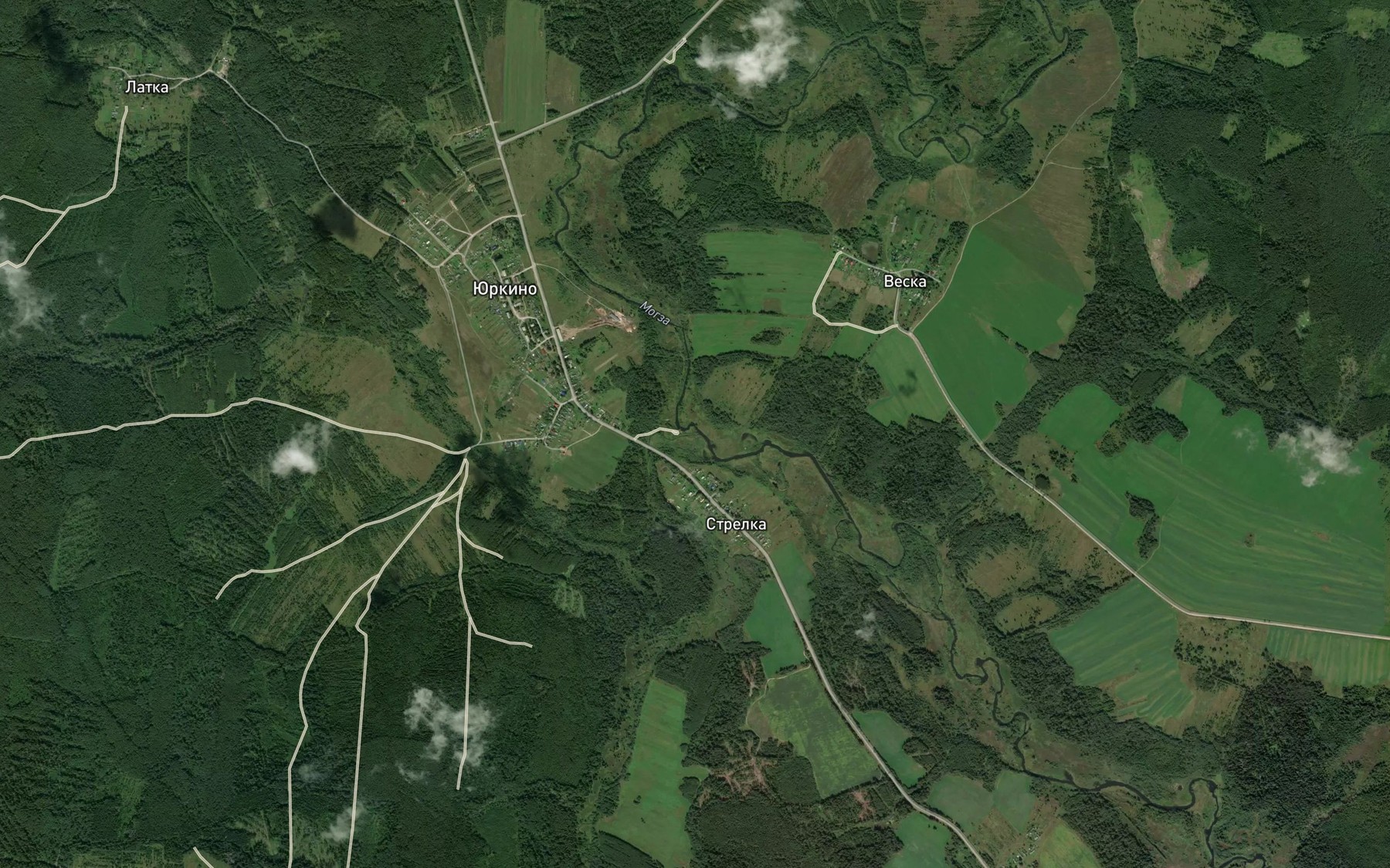 Satellite map of the Keda