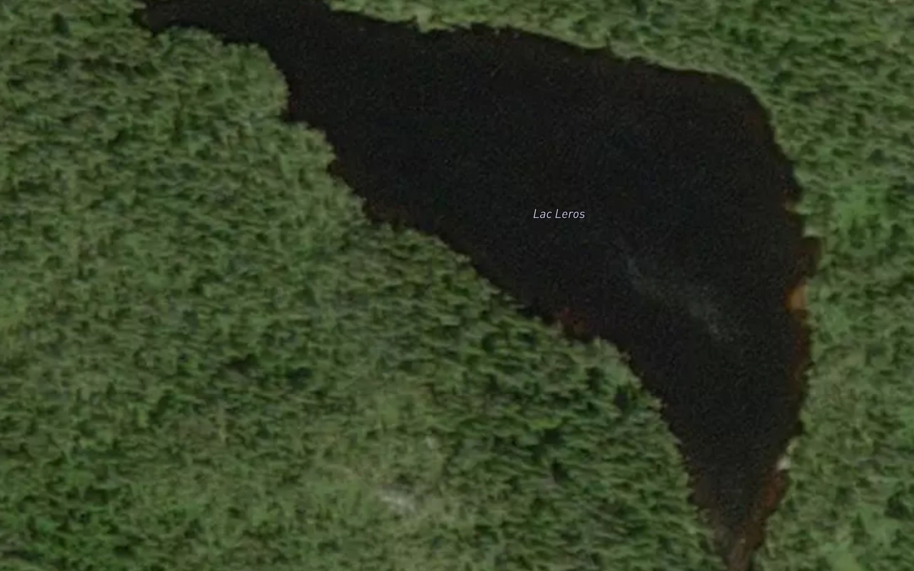Satellite map of the Lac Leros