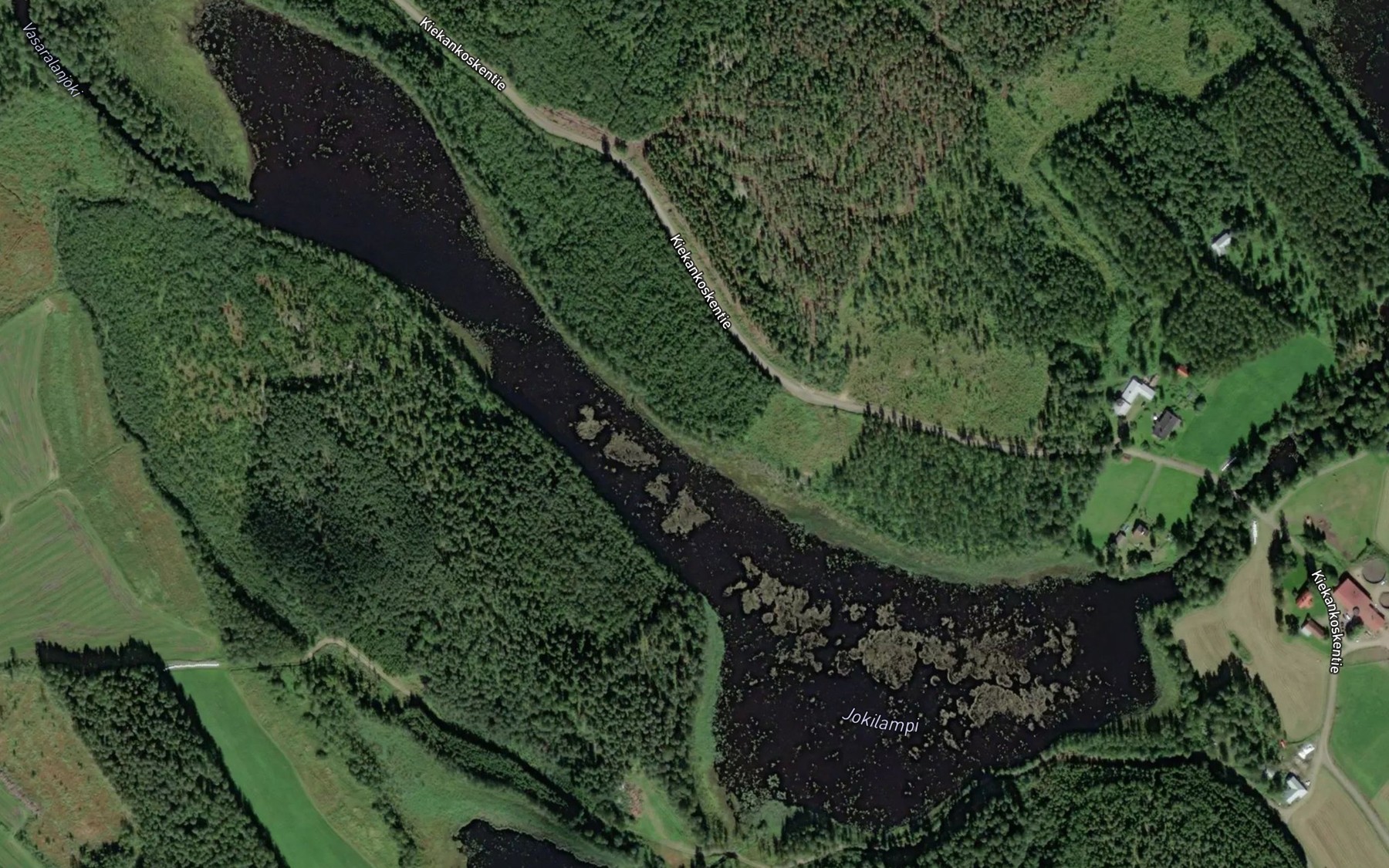 Satellite map of the Jokilampi