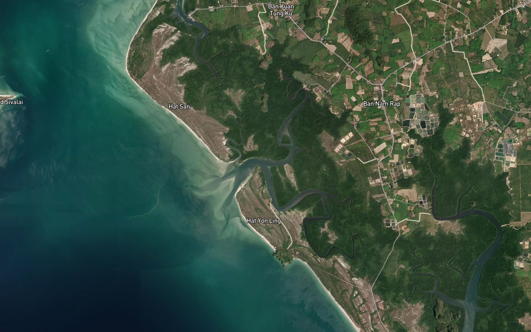 Satellite map of the Khlong Lat Chao Mai