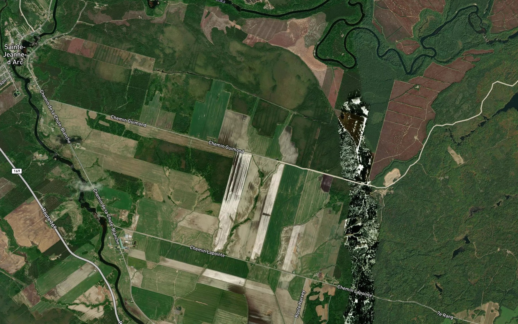 Satellite map of the Embranchement Fournier