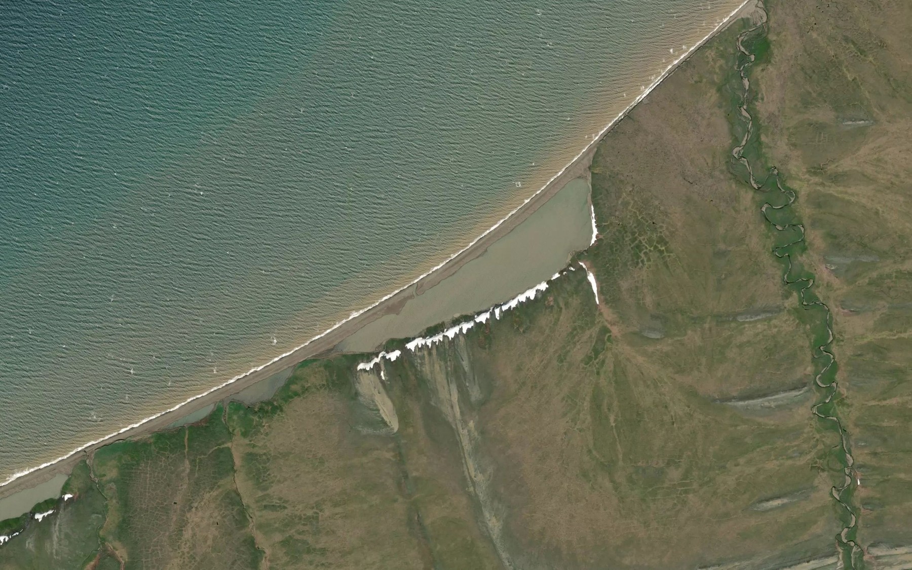 Satellite map of the Punuk Lagoon