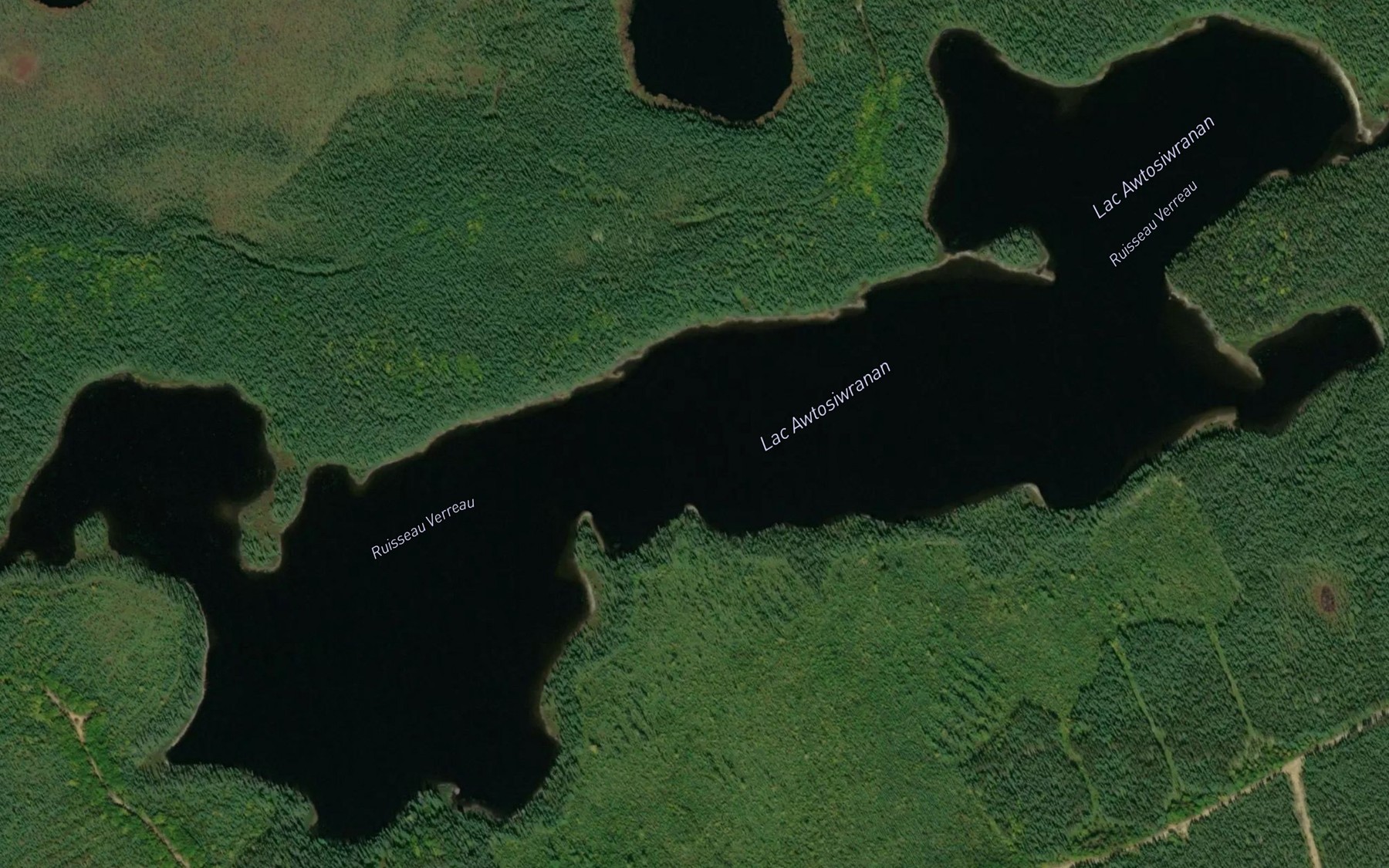 Satellite map of the Lac Awtosiwranan